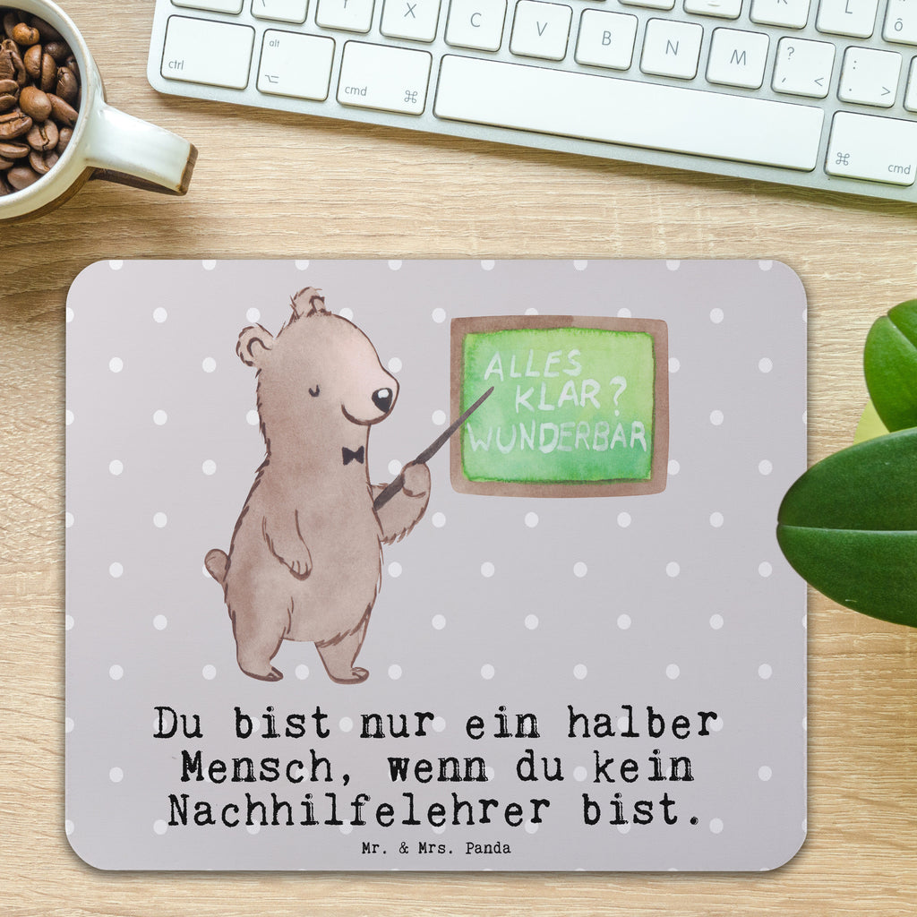 Mauspad Nachhilfelehrer mit Herz Mousepad, Computer zubehör, Büroausstattung, PC Zubehör, Arbeitszimmer, Mauspad, Einzigartiges Mauspad, Designer Mauspad, Mausunterlage, Mauspad Büro, Beruf, Ausbildung, Jubiläum, Abschied, Rente, Kollege, Kollegin, Geschenk, Schenken, Arbeitskollege, Mitarbeiter, Firma, Danke, Dankeschön, Nachhilfelehrer, Nachhilfeschule, Nachhilfeunterricht