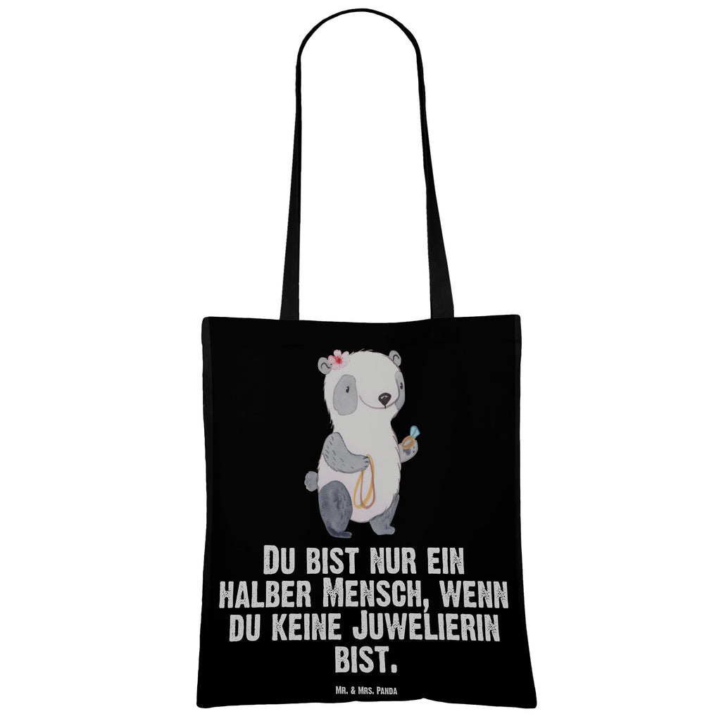 Tragetasche Juwelierin mit Herz Beuteltasche, Beutel, Einkaufstasche, Jutebeutel, Stoffbeutel, Tasche, Shopper, Umhängetasche, Strandtasche, Schultertasche, Stofftasche, Tragetasche, Badetasche, Jutetasche, Einkaufstüte, Laptoptasche, Beruf, Ausbildung, Jubiläum, Abschied, Rente, Kollege, Kollegin, Geschenk, Schenken, Arbeitskollege, Mitarbeiter, Firma, Danke, Dankeschön, Juwelierin, Goldschmiedin, Schmuckwarenhändlerin, Schmuckgeschäft, Eröffnung