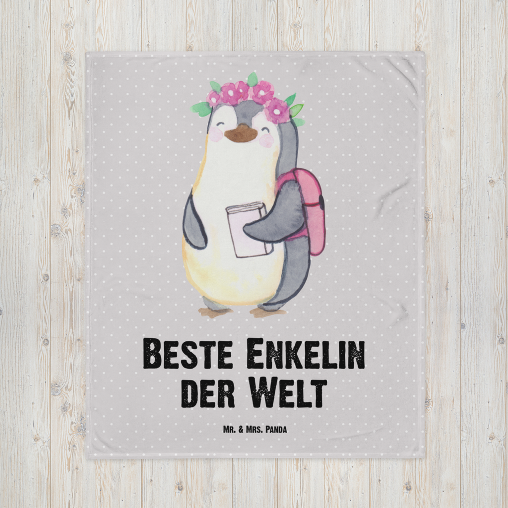 Kuscheldecke Pinguin Beste Enkelin der Welt Decke, Wohndecke, Tagesdecke, Wolldecke, Sofadecke, für, Dankeschön, Geschenk, Schenken, Geburtstag, Geburtstagsgeschenk, Geschenkidee, Danke, Bedanken, Mitbringsel, Freude machen, Geschenktipp, Enkelin, Enkelkind, Enkeltochter, Oma, Opa, Kind von Tochter, Kind von Sohn, Großtochter, Taufe