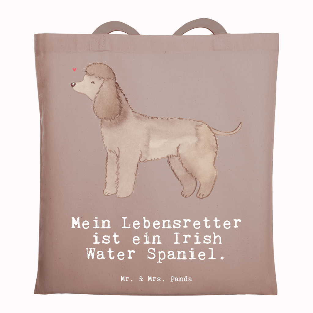 Tragetasche Irish Water Spaniel Lebensretter Beuteltasche, Beutel, Einkaufstasche, Jutebeutel, Stoffbeutel, Tasche, Shopper, Umhängetasche, Strandtasche, Schultertasche, Stofftasche, Tragetasche, Badetasche, Jutetasche, Einkaufstüte, Laptoptasche, Hund, Hunderasse, Rassehund, Hundebesitzer, Geschenk, Tierfreund, Schenken, Welpe, Irish Water Spaniel, Jagdhund