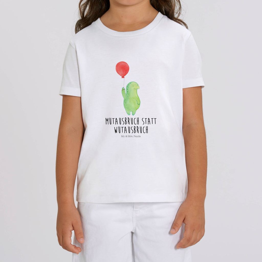 Organic Kinder T-Shirt Schildkröte Luftballon Kinder T-Shirt, Kinder T-Shirt Mädchen, Kinder T-Shirt Jungen, Schildkröte, Schildkröten, Mutausbruch, Motivation, Motivationsspruch