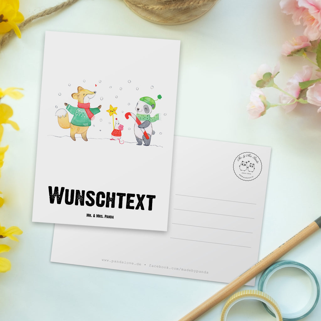 Personalisierte Postkarte Winter Weihnachtsfreude Postkarte mit Namen, Postkarte bedrucken, Postkarte mit Wunschtext, Postkarte personalisierbar, Geschenkkarte mit Namen, Grußkarte mit Namen, Karte mit Namen, Einladung mit Namen, Ansichtskarte mit Namen, Geschenkkarte mit Wunschtext, Grußkarte mit Wunschtext, Karte mit Wunschtext, Einladung mit Wunschtext, Ansichtskarte mit Wunschtext, Winter, Weihnachten, Weihnachtsdeko, Nikolaus, Advent, Heiligabend, Wintermotiv, Weihnachtsmann, Weihnachtstage, Fuchs, Weihnachtsbaum, Tannenbaum, Weihnachtszeit