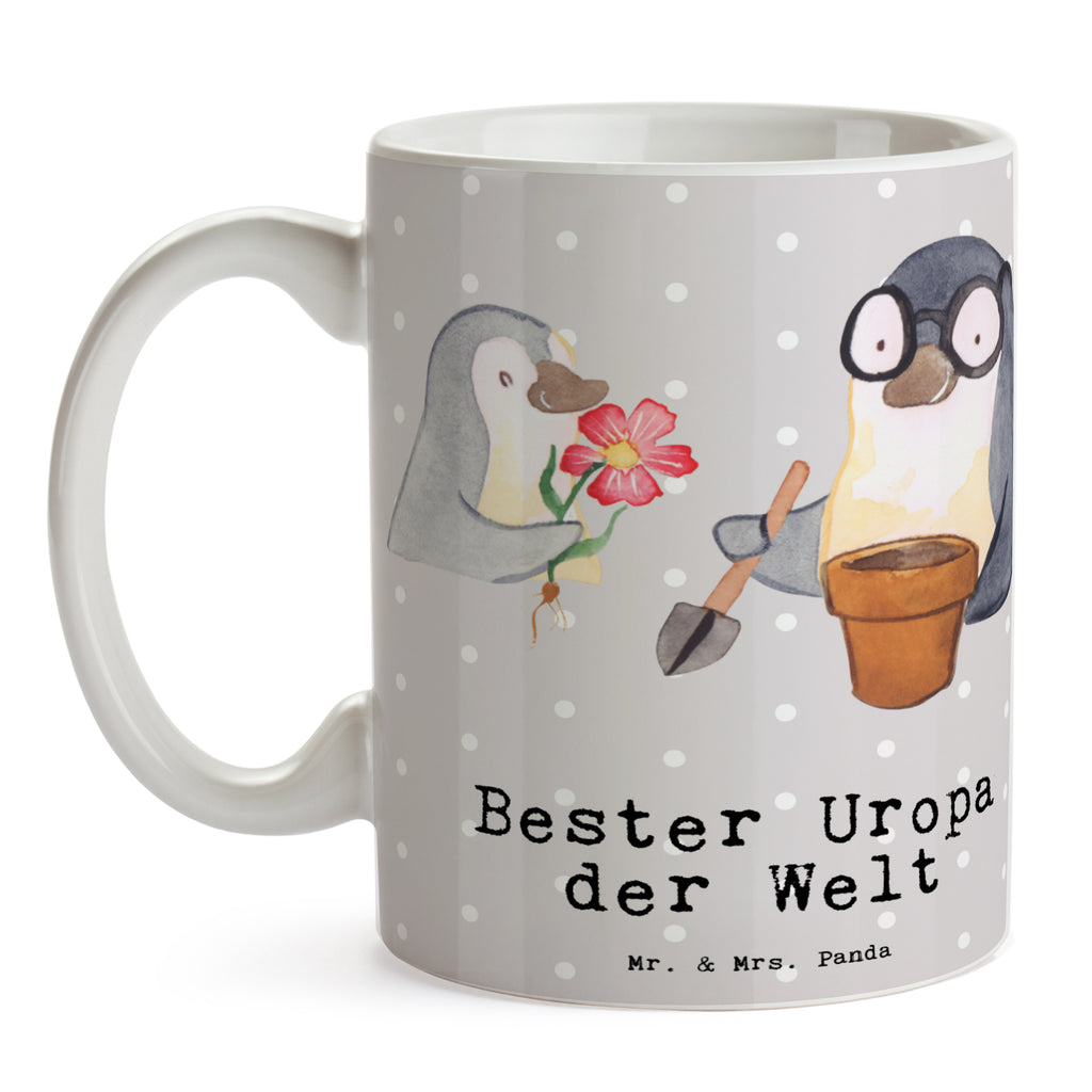 Tasse Pinguin Bester Uropa der Welt Tasse, Kaffeetasse, Teetasse, Becher, Kaffeebecher, Teebecher, Keramiktasse, Porzellantasse, Büro Tasse, Geschenk Tasse, Tasse Sprüche, Tasse Motive, Kaffeetassen, Tasse bedrucken, Designer Tasse, Cappuccino Tassen, Schöne Teetassen, für, Dankeschön, Geschenk, Schenken, Geburtstag, Geburtstagsgeschenk, Geschenkidee, Danke, Bedanken, Mitbringsel, Freude machen, Geschenktipp, Uropa, Uhropa, Ur Opa, Urgroßeltern, Grossvater, Großvater, Opa, Opi. Großpapa, Großeltern, Enkel, Enkelin, Enkelkind, Kleinigkeit, Oppa, Oppi, Bester, Uropa Mitbringsel