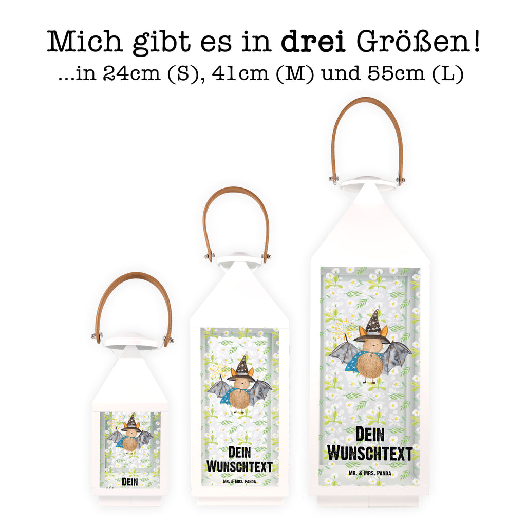 Personalisierte Deko Laterne Fledermaus Zauberer Gartenlampe, Gartenleuchte, Gartendekoration, Gartenlicht, Laterne kleine Laternen, XXL Laternen, Laterne groß, Tiermotive, Gute Laune, lustige Sprüche, Tiere, Fledermaus, Fledermäuse, Zauberer, Magier, Frauen, reinsteigern