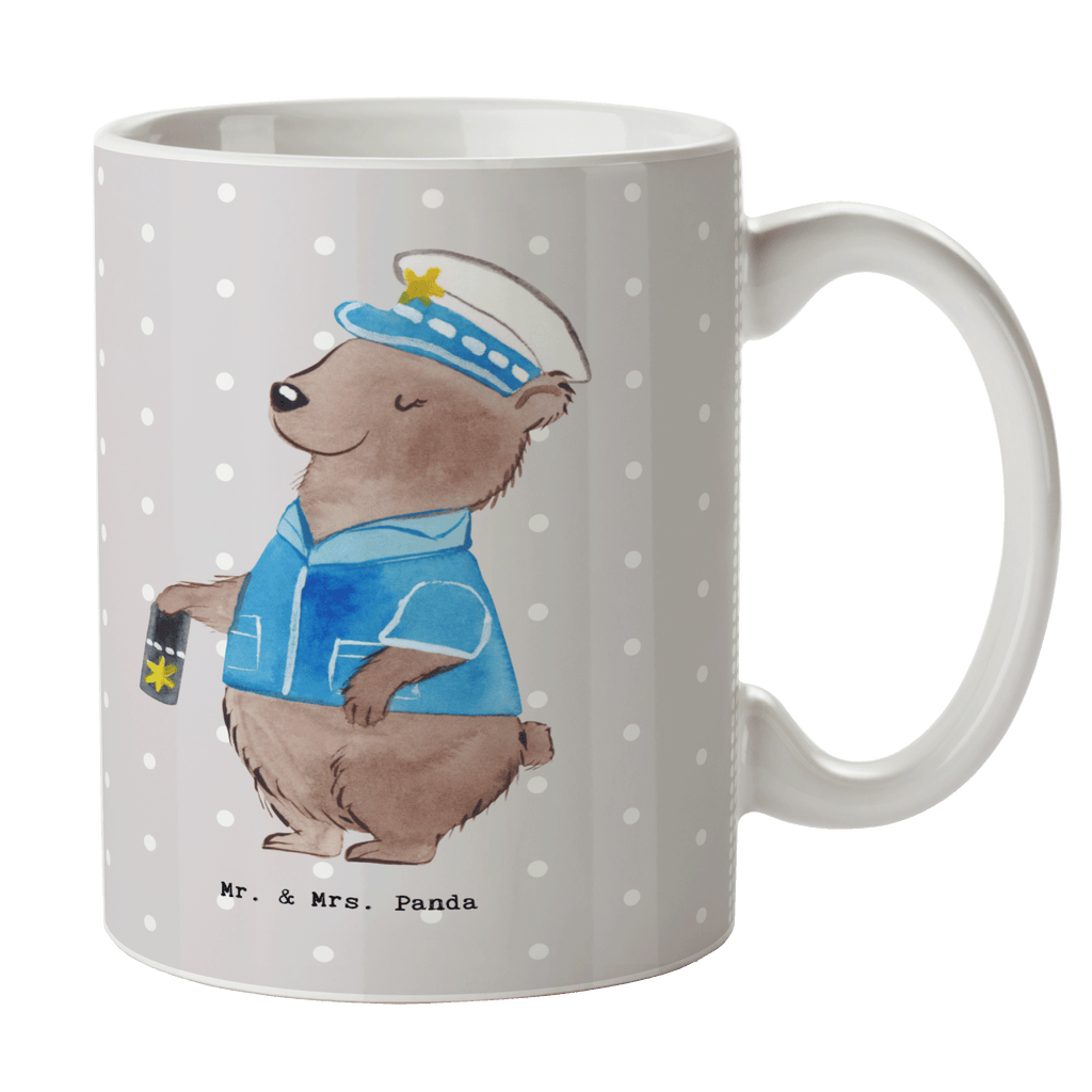 Tasse Polizistin mit Herz Tasse, Kaffeetasse, Teetasse, Becher, Kaffeebecher, Teebecher, Keramiktasse, Porzellantasse, Büro Tasse, Geschenk Tasse, Tasse Sprüche, Tasse Motive, Kaffeetassen, Tasse bedrucken, Designer Tasse, Cappuccino Tassen, Schöne Teetassen, Beruf, Ausbildung, Jubiläum, Abschied, Rente, Kollege, Kollegin, Geschenk, Schenken, Arbeitskollege, Mitarbeiter, Firma, Danke, Dankeschön, Polizistin, Polizeibeamtin, Wachfrau, Cop, Polizei, Studium