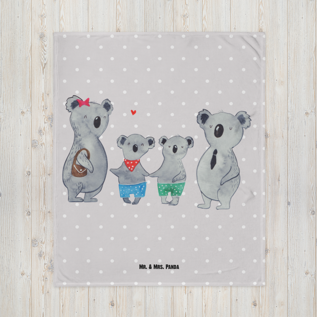 Kuscheldecke Koala Familie zwei