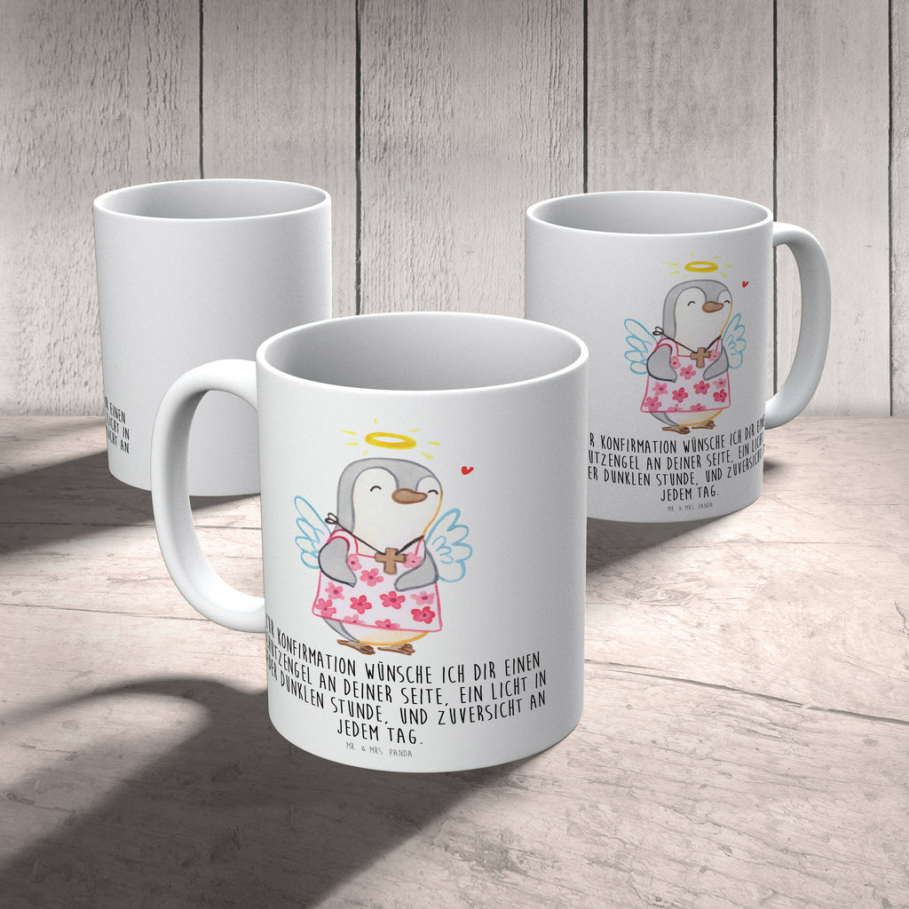 Tasse Pinguin Konfirmation Tasse, Kaffeetasse, Teetasse, Becher, Kaffeebecher, Teebecher, Keramiktasse, Porzellantasse, Büro Tasse, Geschenk Tasse, Tasse Sprüche, Tasse Motive, Kaffeetassen, Tasse bedrucken, Designer Tasse, Cappuccino Tassen, Schöne Teetassen, Konfirmation, Kommunion, Jugendweihe, Konfirmation Geschenk, Schutzengel, Zuversicht, Vertrauen