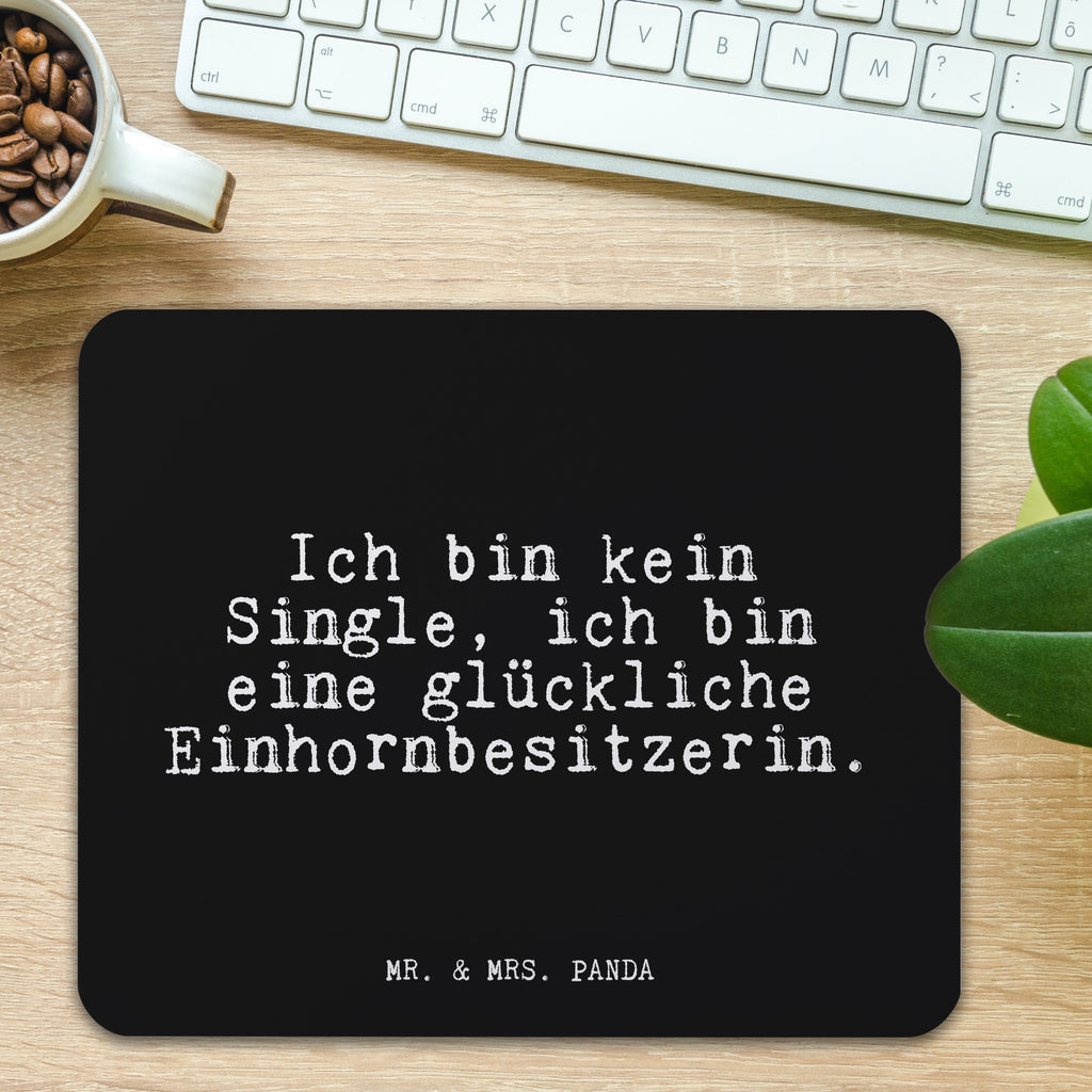 Mauspad Fun Talk Ich bin kein Single, ich bin eine glückliche Einhornbesitzerin. Mousepad, Computer zubehör, Büroausstattung, PC Zubehör, Arbeitszimmer, Mauspad, Einzigartiges Mauspad, Designer Mauspad, Mausunterlage, Mauspad Büro, Spruch, Sprüche, lustige Sprüche, Weisheiten, Zitate, Spruch Geschenke, Glizer Spruch Sprüche Weisheiten Zitate Lustig Weisheit Worte