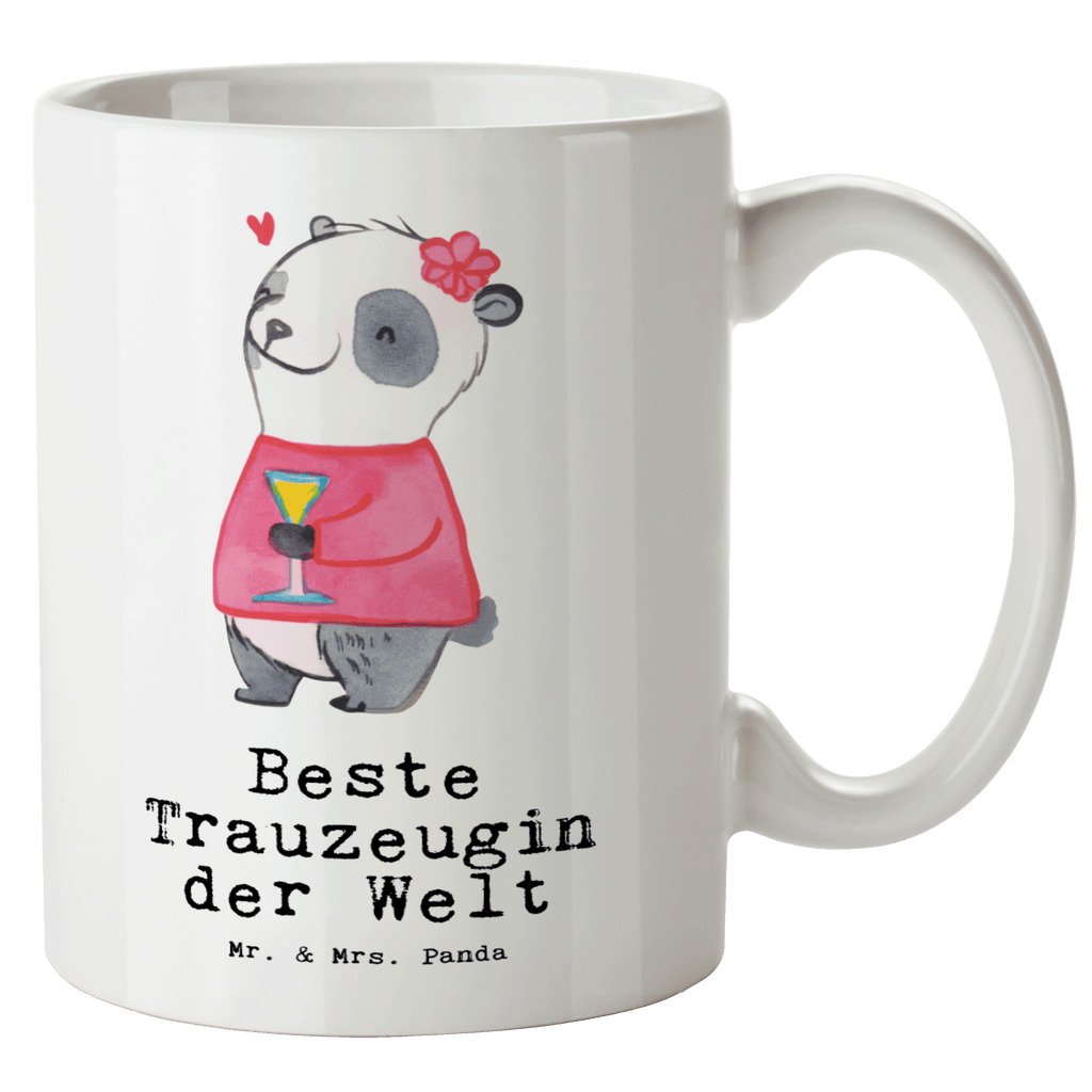 XL Tasse Panda Beste Trauzeugin der Welt XL Tasse, Große Tasse, Grosse Kaffeetasse, XL Becher, XL Teetasse, spülmaschinenfest, Jumbo Tasse, Groß, für, Dankeschön, Geschenk, Schenken, Geburtstag, Geburtstagsgeschenk, Geschenkidee, Danke, Bedanken, Mitbringsel, Freude machen, Geschenktipp, Trauzeugin, Trauhzeugin, Freundin, Hochzeit, Heirat, JGA, Trauung, Kirche, Standesamt, Braut