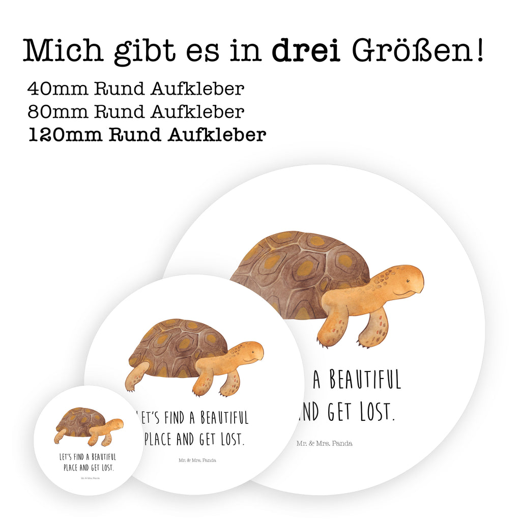 Rund Aufkleber Schildkröte Marschieren Sticker, Aufkleber, Etikett, Meerestiere, Meer, Urlaub, Schildkröte, Schildkröten, get lost, Abenteuer, Reiselust, Inspiration, Neustart, Motivation, Lieblingsmensch