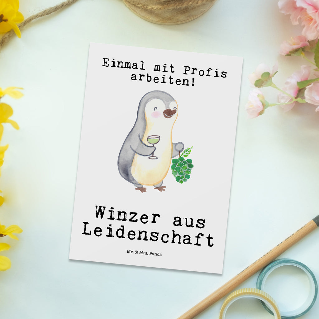 Postkarte Winzer aus Leidenschaft Postkarte, Karte, Geschenkkarte, Grußkarte, Einladung, Ansichtskarte, Geburtstagskarte, Einladungskarte, Dankeskarte, Ansichtskarten, Einladung Geburtstag, Einladungskarten Geburtstag, Beruf, Ausbildung, Jubiläum, Abschied, Rente, Kollege, Kollegin, Geschenk, Schenken, Arbeitskollege, Mitarbeiter, Firma, Danke, Dankeschön