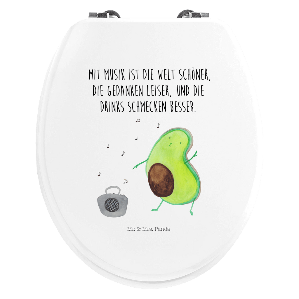 Motiv WC Sitz Avocado Tanzen Klobrille, Klodeckel, Toilettendeckel, WC-Sitz, Toilette, Avocado, Veggie, Vegan, Gesund