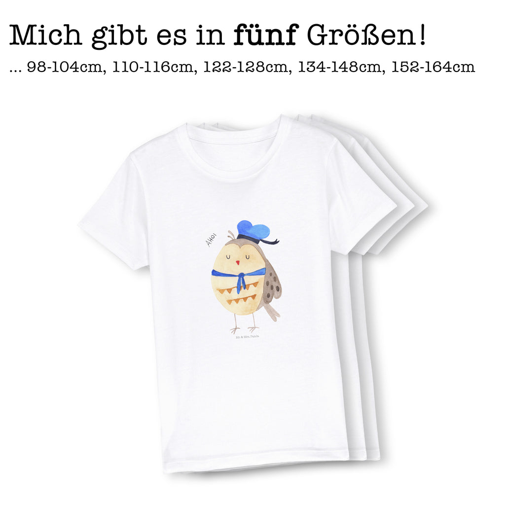 Organic Kinder T-Shirt Eule Matrose Kinder T-Shirt, Kinder T-Shirt Mädchen, Kinder T-Shirt Jungen, Eule, Eule Spruch, Eule Deko, Owl, Wortspiel lustig, Matrose, Freundin, Ehe, Seefahrer, Heimathafen, Hochzeitstag Geschenk