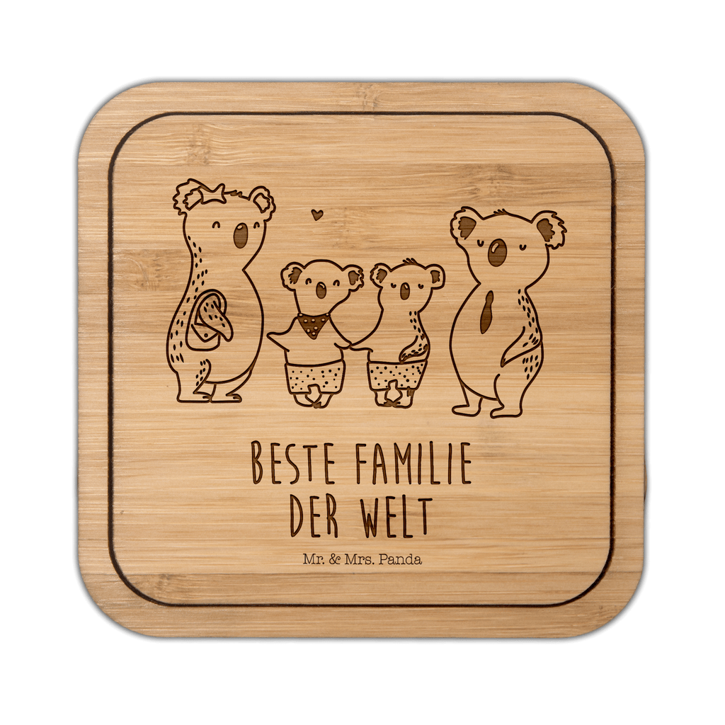 Untersetzer quadratisch Koala Familie zwei Untersetzer, Bierdeckel, Glasuntersetzer, Untersetzer Gläser, Getränkeuntersetzer, Familie, Vatertag, Muttertag, Bruder, Schwester, Mama, Papa, Oma, Opa, Koala, Koalabär, beste Familie, Familienzeit, Familienleben, Koalafamilie, Lieblingsfamilie