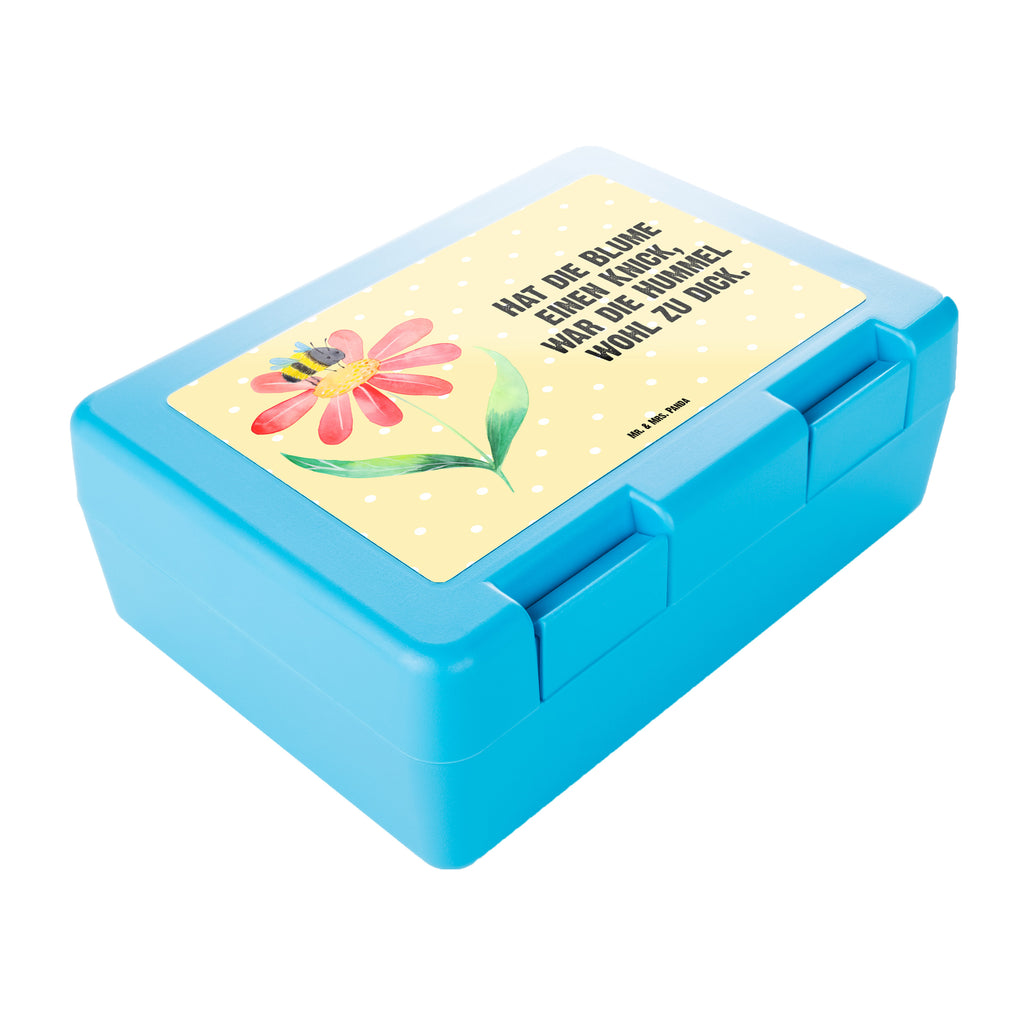 Brotdose Hummel Blume Brotbox, Snackbox, Lunch box, Butterbrotdose, Brotzeitbox, Tiermotive, Gute Laune, lustige Sprüche, Tiere, Hummel, Blume, Wespe, Flauschig, Natur, Feld, Hummeln, Biene