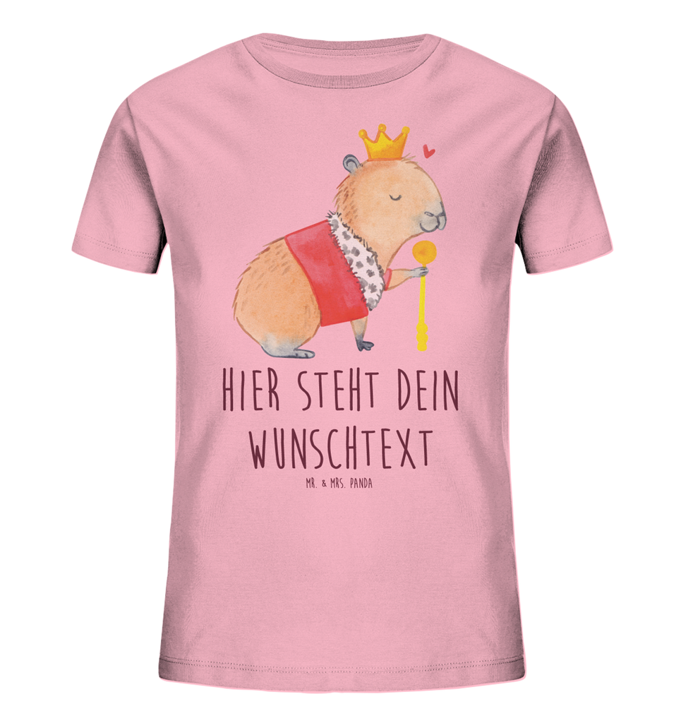 Personalisiertes Kinder T-Shirt Capybara König Personalisiertes Kinder T-Shirt, Tiermotive, Gute Laune, lustige Sprüche, Tiere, Capybara, König