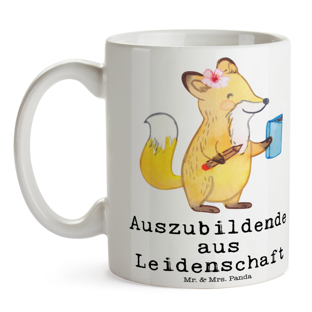 Tasse Auszubildende aus Leidenschaft Tasse, Kaffeetasse, Teetasse, Becher, Kaffeebecher, Teebecher, Keramiktasse, Porzellantasse, Büro Tasse, Geschenk Tasse, Tasse Sprüche, Tasse Motive, Kaffeetassen, Tasse bedrucken, Designer Tasse, Cappuccino Tassen, Schöne Teetassen, Beruf, Ausbildung, Jubiläum, Abschied, Rente, Kollege, Kollegin, Geschenk, Schenken, Arbeitskollege, Mitarbeiter, Firma, Danke, Dankeschön, Auszubildende, Azubine, Ausbildungsbeginn, Abschlussprüfung, Beginn der Ausbildung, Glücksbringer zur Ausbildung