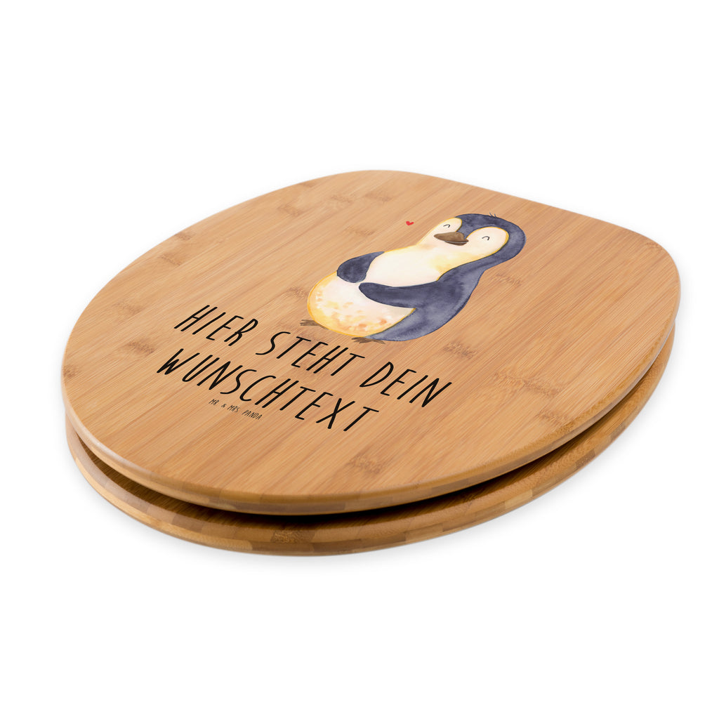 Personalisierter WC Sitz Motiv Pinguin Diät Personalisierte Klobrille, Personalisierter Klodeckel, Personalisierter Toilettendeckel, Personalisierter WC-Sitz, Toilettendeckel mit Namen, WC Sitz mit Namen, Pinguin, Pinguine, Diät, Abnehmen, Abspecken, Gewicht, Motivation, Selbstliebe, Körperliebe, Selbstrespekt