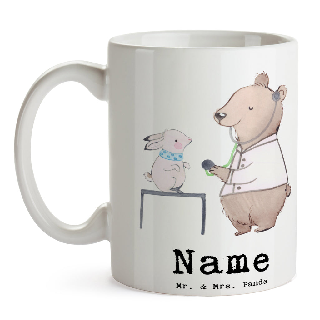 Personalisierte Tasse Tierarzt mit Herz Personalisierte Tasse, Namenstasse, Wunschname, Personalisiert, Tasse, Namen, Drucken, Tasse mit Namen, Beruf, Ausbildung, Jubiläum, Abschied, Rente, Kollege, Kollegin, Geschenk, Schenken, Arbeitskollege, Mitarbeiter, Firma, Danke, Dankeschön