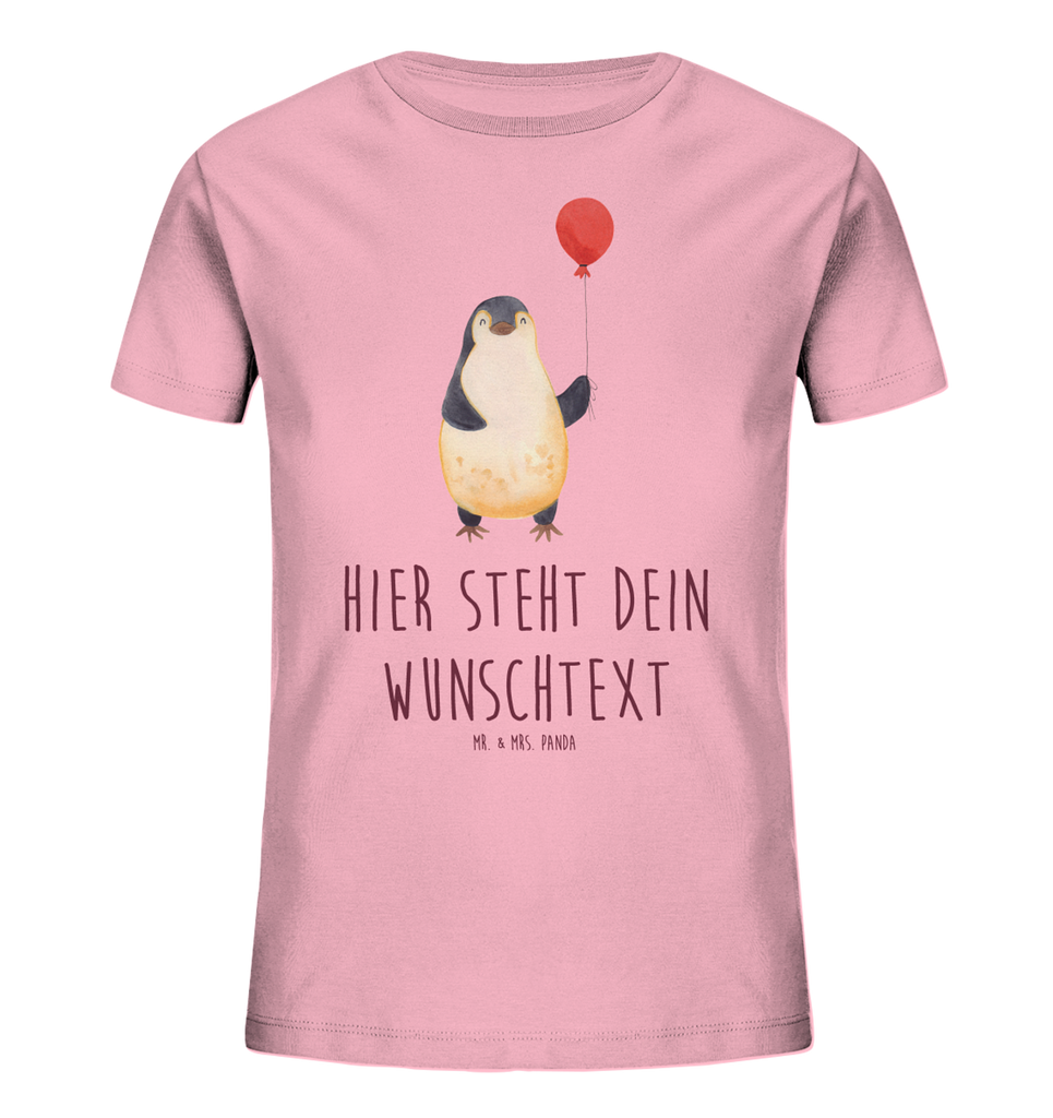 Personalisiertes Kinder T-Shirt Pinguin Luftballon Personalisiertes Kinder T-Shirt, Pinguin, Pinguine, Luftballon, Tagträume, Lebenslust, Geschenk Freundin, Geschenkidee, beste Freundin, Motivation, Neustart, neues Leben, Liebe, Glück