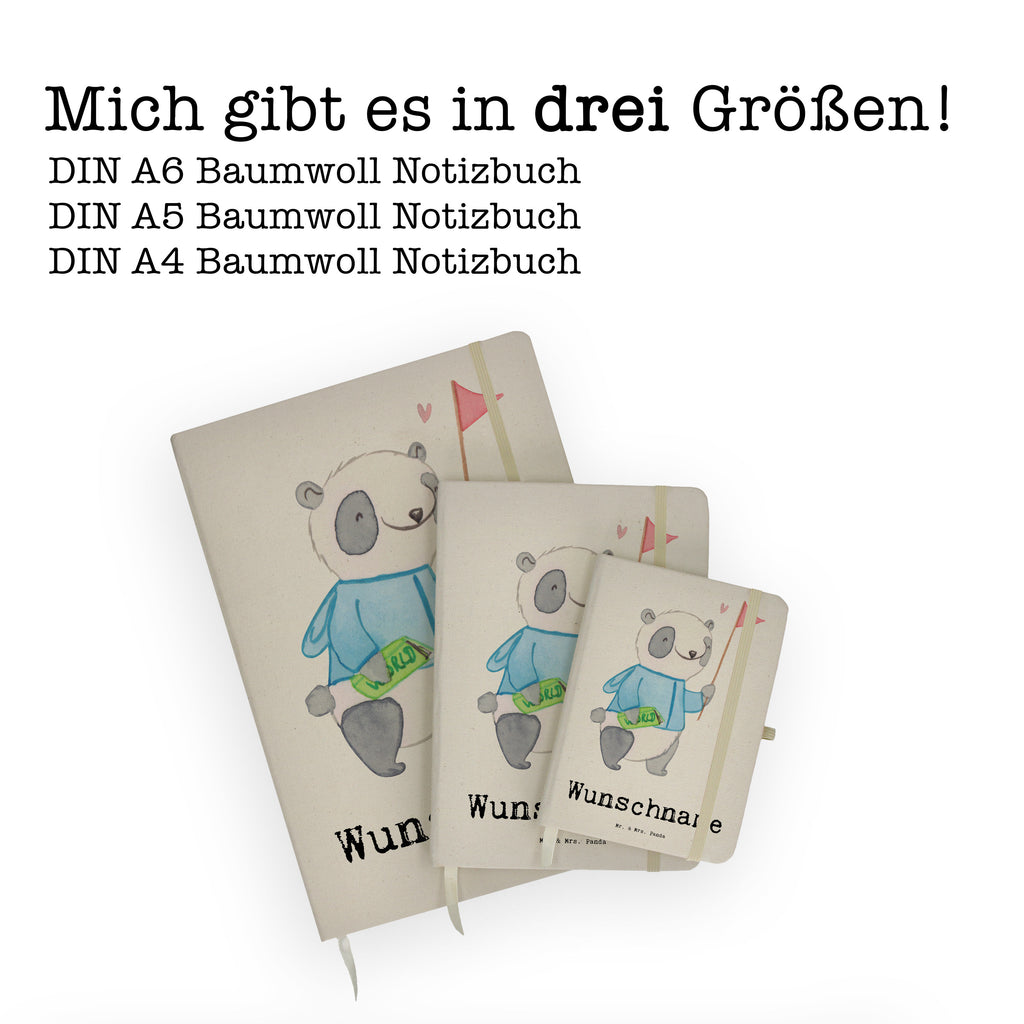 DIN A4 Personalisiertes Notizbuch Reiseleiter mit Herz Personalisiertes Notizbuch, Notizbuch mit Namen, Notizbuch bedrucken, Personalisierung, Namensbuch, Namen, Beruf, Ausbildung, Jubiläum, Abschied, Rente, Kollege, Kollegin, Geschenk, Schenken, Arbeitskollege, Mitarbeiter, Firma, Danke, Dankeschön