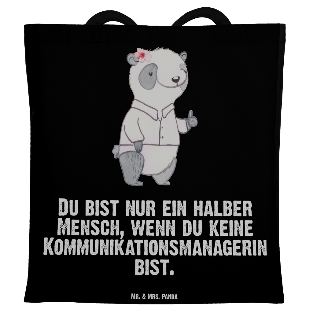 Tragetasche Kommunikationsmanagerin mit Herz Beuteltasche, Beutel, Einkaufstasche, Jutebeutel, Stoffbeutel, Tasche, Shopper, Umhängetasche, Strandtasche, Schultertasche, Stofftasche, Tragetasche, Badetasche, Jutetasche, Einkaufstüte, Laptoptasche, Beruf, Ausbildung, Jubiläum, Abschied, Rente, Kollege, Kollegin, Geschenk, Schenken, Arbeitskollege, Mitarbeiter, Firma, Danke, Dankeschön, Kommunikationsmanagerin, studium, interkulturelle kommunikation, communications manager