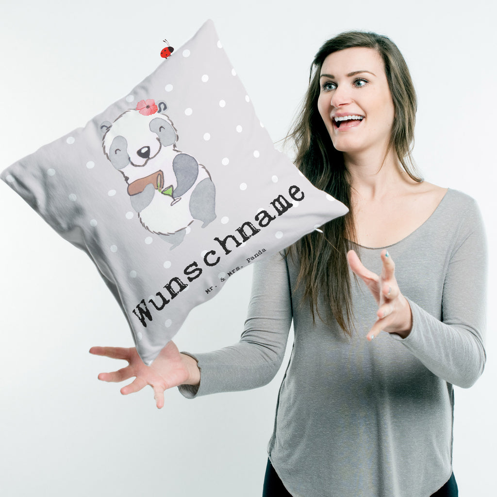 Personalisiertes Kissen Panda Beste Trinkschwester der Welt Kissen, personalisiert, Name, Wunschname, bedrucken, Kopfkissen, für, Dankeschön, Geschenk, Schenken, Geburtstag, Geburtstagsgeschenk, Geschenkidee, Danke, Bedanken, Mitbringsel, Freude machen, Geschenktipp, Trinkschwester, Saufschwester, Schwester, Sister, Freundin, Party, Bae, Trinken, Alkohol, Wochenende, Kleinigkeit, Sister from another Mister