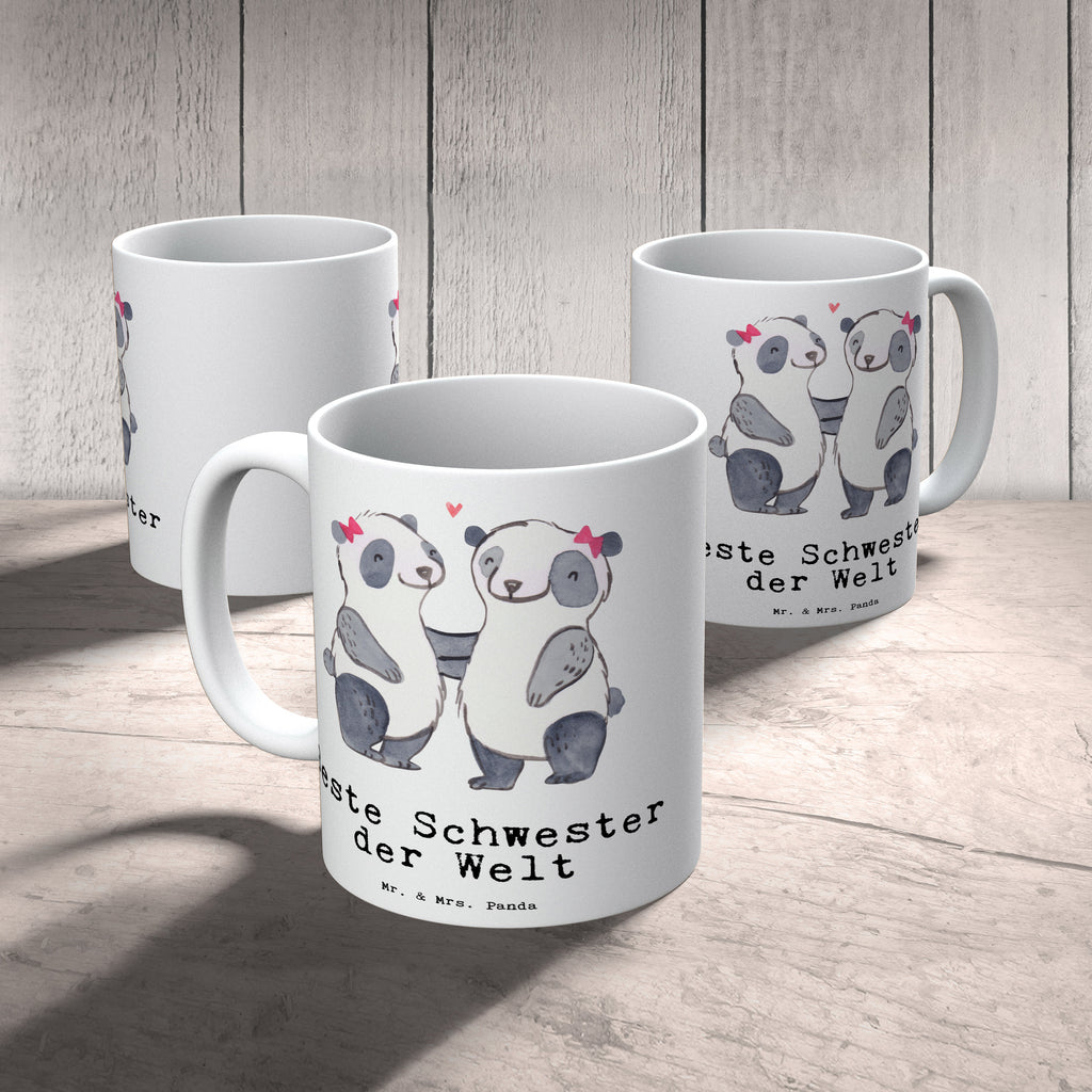 Tasse Panda Beste Schwester der Welt Tasse, Kaffeetasse, Teetasse, Becher, Kaffeebecher, Teebecher, Keramiktasse, Porzellantasse, Büro Tasse, Geschenk Tasse, Tasse Sprüche, Tasse Motive, Kaffeetassen, Tasse bedrucken, Designer Tasse, Cappuccino Tassen, Schöne Teetassen, für, Dankeschön, Geschenk, Schenken, Geburtstag, Geburtstagsgeschenk, Geschenkidee, Danke, Bedanken, Mitbringsel, Freude machen, Geschenktipp, Schwestern, Schwester, Geschwister, Schwesterherz, Sister, Familie, Kleinigkeit, Beste, Tochter, Liebe, Kinder