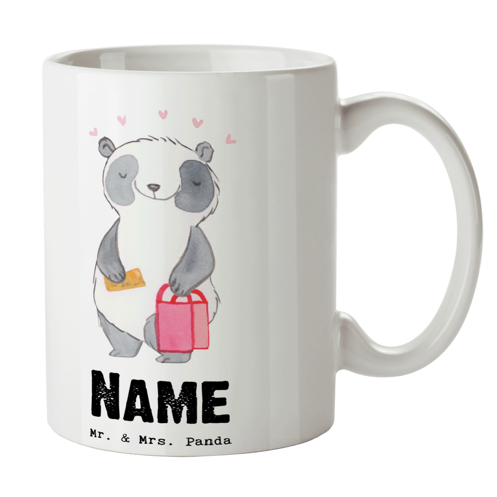 Personalisierte Tasse Panda Bester Shoppingpartner der Welt Personalisierte Tasse, Namenstasse, Wunschname, Personalisiert, Tasse, Namen, Drucken, Tasse mit Namen, für, Dankeschön, Geschenk, Schenken, Geburtstag, Geburtstagsgeschenk, Geschenkidee, Danke, Bedanken, Mitbringsel, Freude machen, Geschenktipp, Shoppingpartner, Shoppen, Begleitung, Partner, Freundin, Freund, bff, Shopping, Einkaufen, Shopping-Queen, Queen, Bester