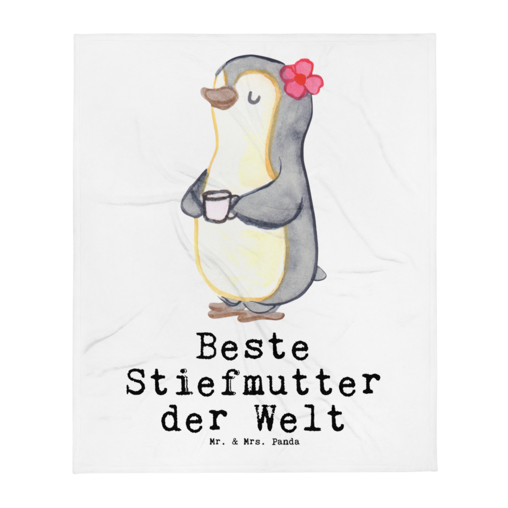 Kuscheldecke Pinguin Beste Stiefmutter der Welt Decke, Wohndecke, Tagesdecke, Wolldecke, Sofadecke, für, Dankeschön, Geschenk, Schenken, Geburtstag, Geburtstagsgeschenk, Geschenkidee, Danke, Bedanken, Mitbringsel, Freude machen, Geschenktipp, Stiefmutter, Stief Mutter, Stiefmama, Mami, Mutter, Muttertag, Mutti, Mama, Tochter, Sohn, Beste