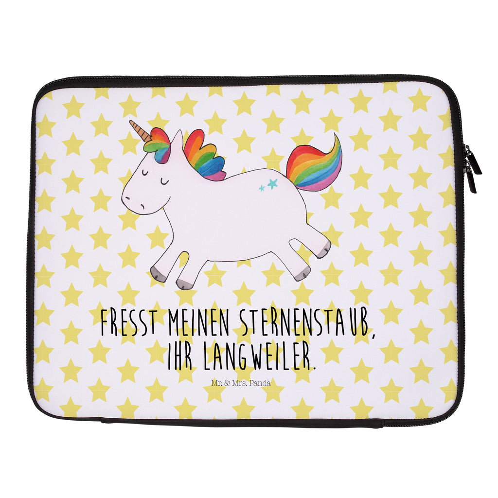 Notebook Tasche Einhorn Happy Notebook Tasche, Laptop, Computertasche, Tasche, Notebook-Tasche, Notebook-Reisehülle, Notebook Schutz, Einhorn, Einhörner, Einhorn Deko, Pegasus, Unicorn, glücklich, fröhlich, Spaß, Freude, Lebensfreude, witzig, spannend, Lächeln, Lachen