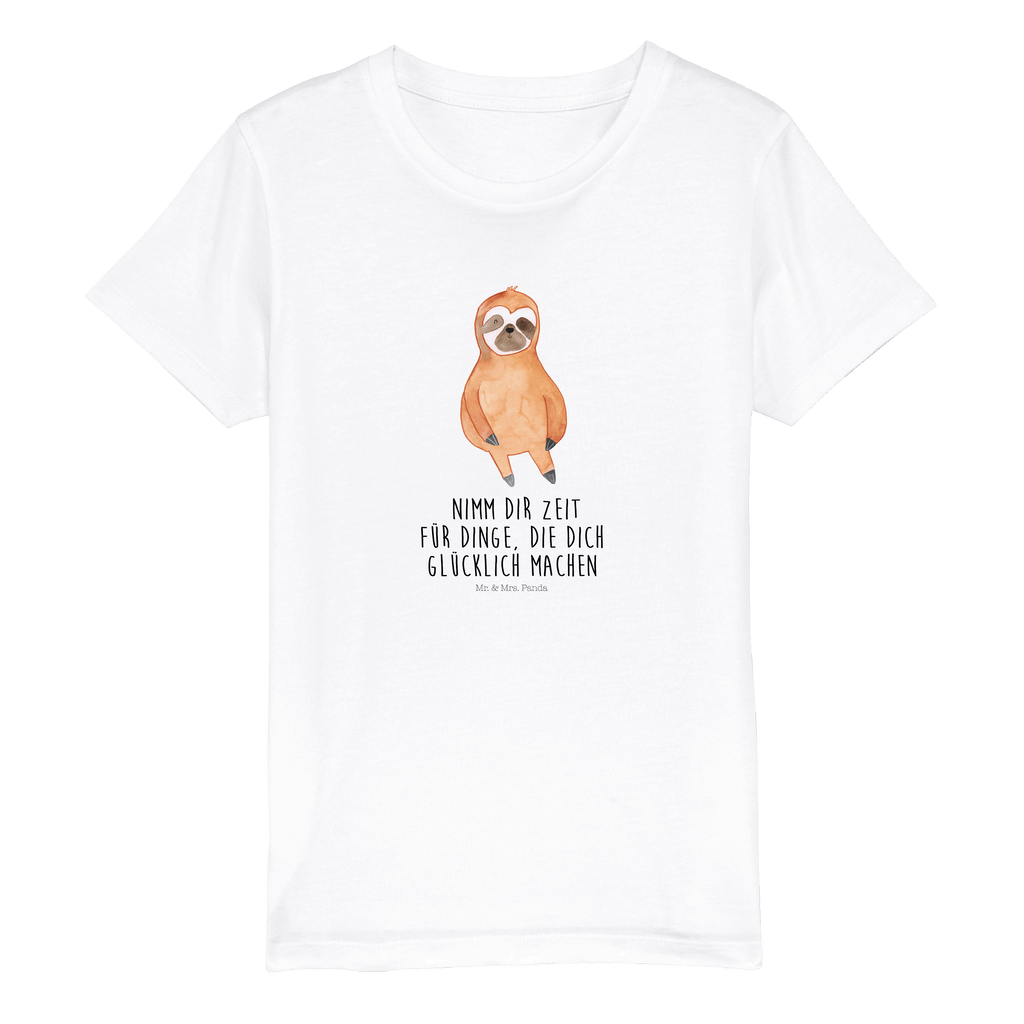 Organic Kinder T-Shirt Faultier Zufrieden Kinder T-Shirt, Kinder T-Shirt Mädchen, Kinder T-Shirt Jungen, Faultier, Faultier Geschenk, Faultier Deko, Faultiere, faul, Lieblingstier, Pause, relaxen, Glück, glücklich, zufrieden, happy, Zufriedenheit, Gelassenheit, Ruhe, Frieden