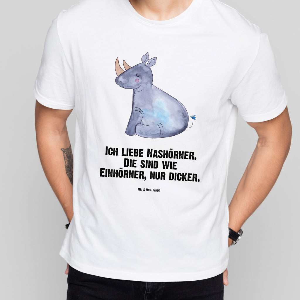 T-Shirt Standard Einhorn Nashorn T-Shirt, Shirt, Tshirt, Lustiges T-Shirt, T-Shirt mit Spruch, Party, Junggesellenabschied, Jubiläum, Geburstag, Herrn, Damen, Männer, Frauen, Schlafshirt, Nachthemd, Sprüche, Einhorn, Einhörner, Einhorn Deko, Pegasus, Unicorn, Regenbogen, witzig, lustig, Zoo, Glitzer, Einhornpower, Erwachsenwerden, Nashorn, Nashörner