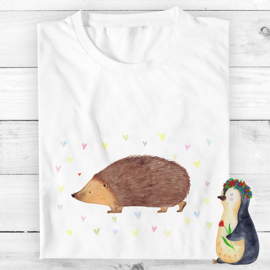 Personalisiertes T-Shirt Igel Herzen T-Shirt Personalisiert, T-Shirt mit Namen, T-Shirt mit Aufruck, Männer, Frauen, Wunschtext, Bedrucken, Tiermotive, Gute Laune, lustige Sprüche, Tiere, Liebe, Herz, Herzen, Igel, Vertrauen, Kuss, Leben