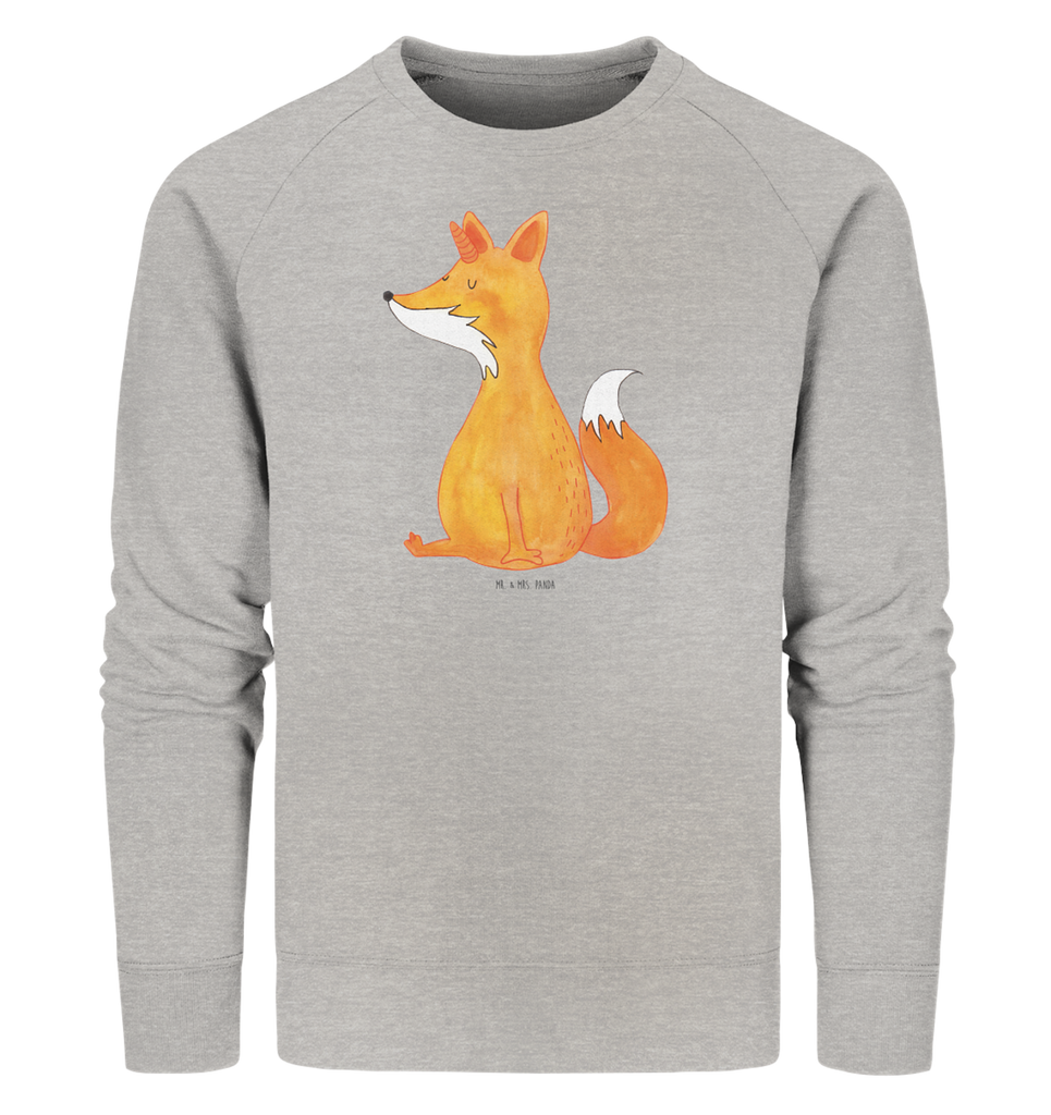 Organic Pullover Einhorn Wunsch Pullover, Pullover Männer, Pullover Frauen, Sweatshirt, Sweatshirt Männer, Sweatshirt Frauen, Unisex, Einhorn, Einhörner, Einhorn Deko, Pegasus, Unicorn, Fuchs, Unicorns, Fuchshörnchen, Fuchshorn, Foxycorn, Füchse