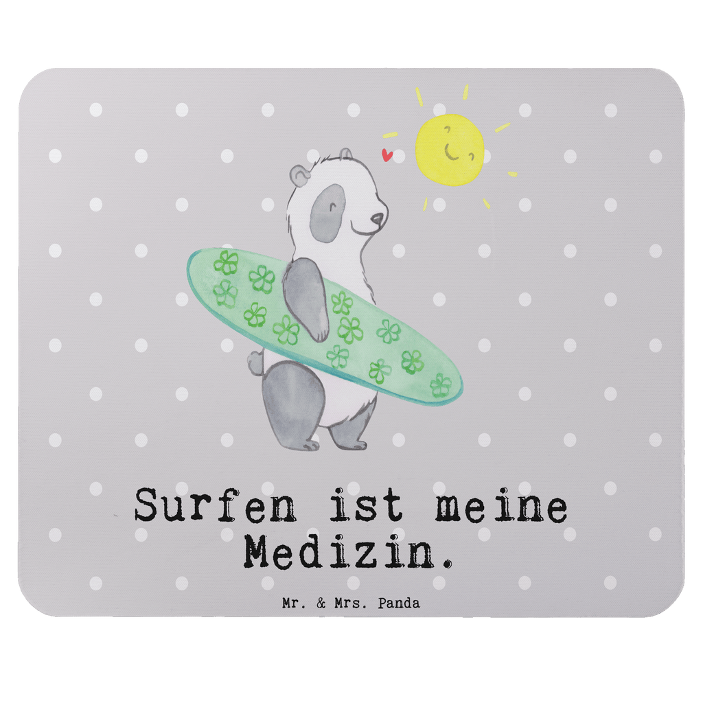 Mauspad Panda Surfen Medizin Mousepad, Computer zubehör, Büroausstattung, PC Zubehör, Arbeitszimmer, Mauspad, Einzigartiges Mauspad, Designer Mauspad, Mausunterlage, Mauspad Büro, Geschenk, Sport, Sportart, Hobby, Schenken, Danke, Dankeschön, Auszeichnung, Gewinn, Sportler, Wellenreiten, Surfen, Surfschule, Surfen Erholung