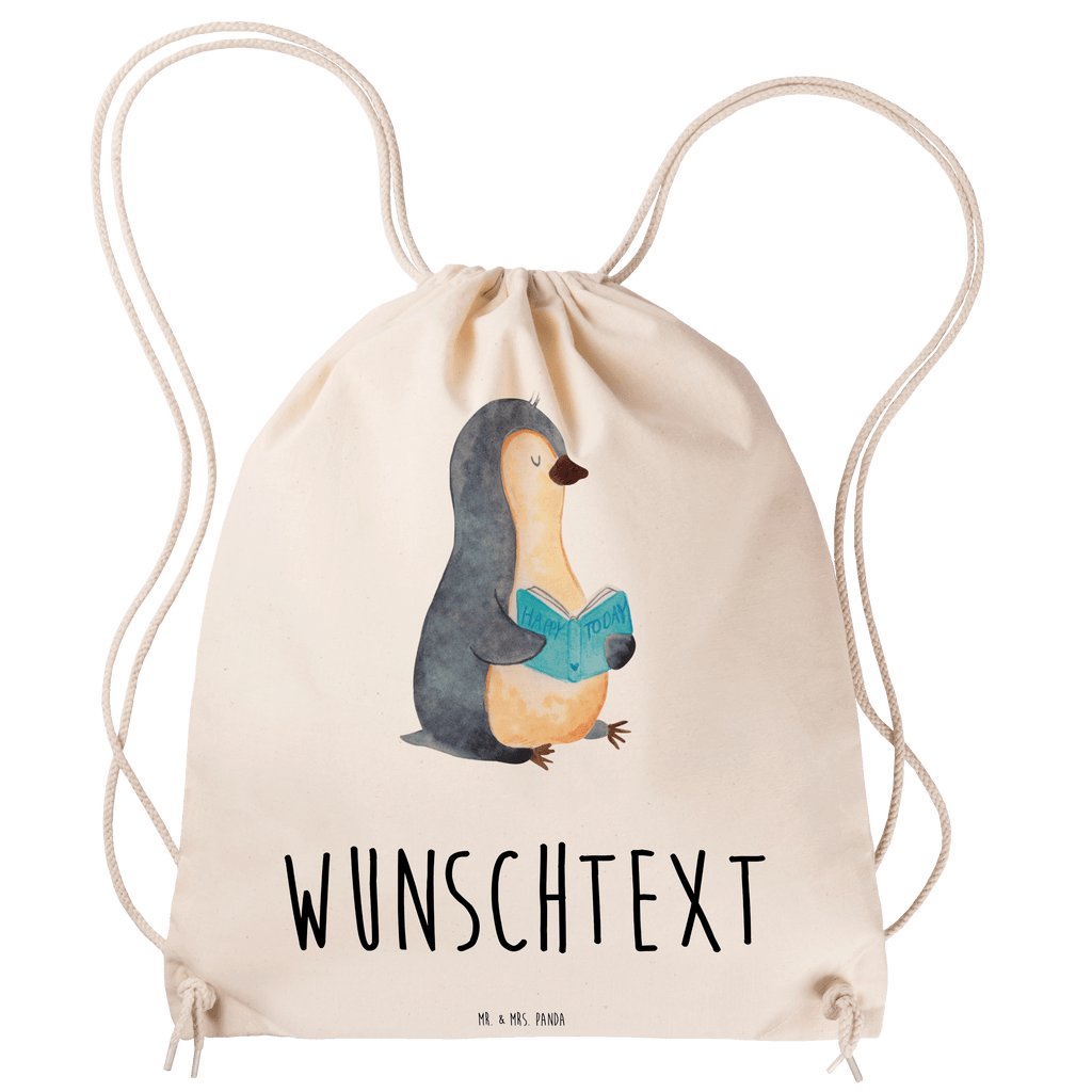 Personalisierter Sportbeutel Pinguin Buch Personalisierter Sportbeutel, Personalisierter Beutel, Personalisierte Sporttasche, Personalisierter Tasche, Personalisierter Stoffbeutel, Personalisierter Sportbeutel Kinder, Sportbeutel mit Namen, Turnbeutel mit Namen, Beutel mit Namen, Sporttasche mit Namen, Tasche mit Namen, Stoffbeutel mit Namen, Sportbeutel Kinder mit Namen, Wunschtext, Wunschnamen, Personalisierbar, Personalisierung, Pinguin, Pinguine, Buch, Lesen, Bücherwurm, Nichtstun, Faulenzen, Ferien, Urlaub, Freizeit