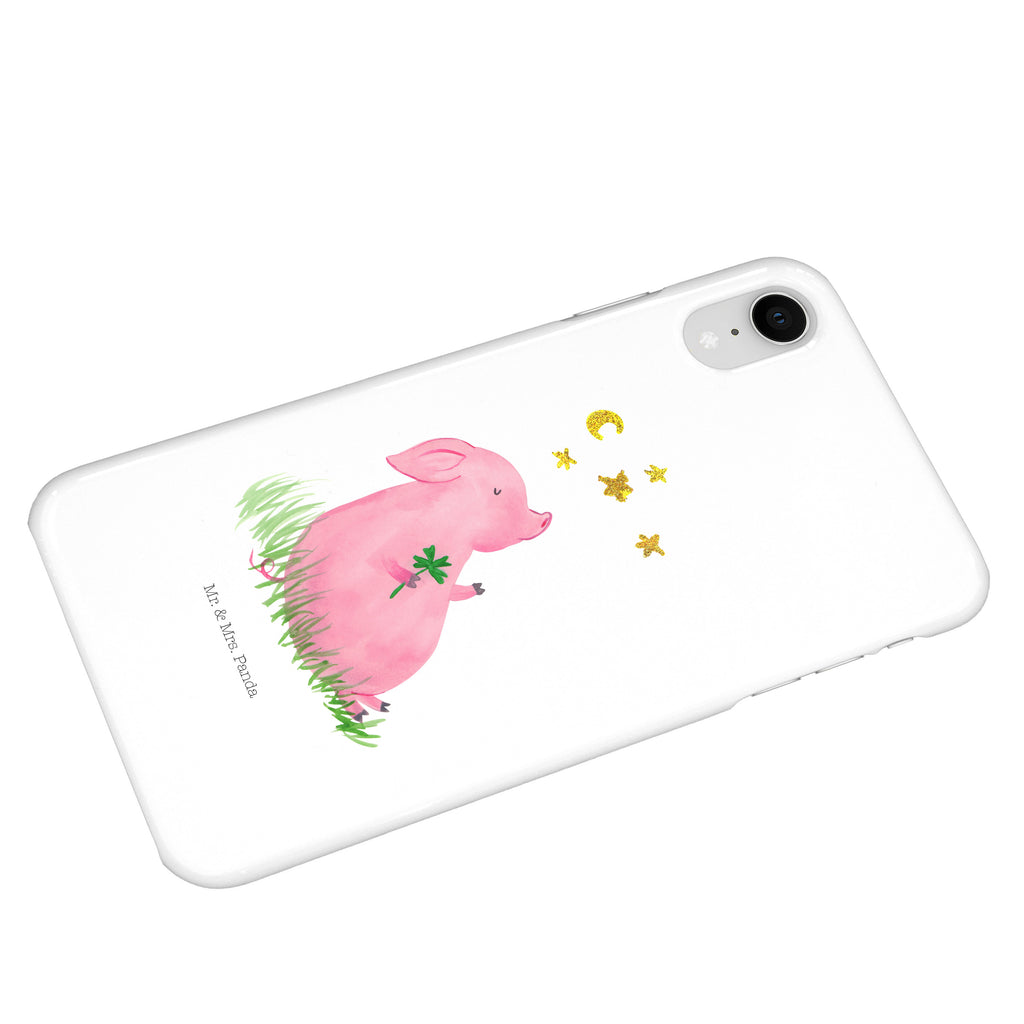 Handyhülle Schwein Glück Handyhülle, Handycover, Cover, Handy, Hülle, Iphone 10, Iphone X, Tiermotive, Gute Laune, lustige Sprüche, Tiere, Glücksschwein. Glück, Schwein, Schweinchen, Sterne, Sernchen, Ziele, Träume, Motivation, Glücksbringer