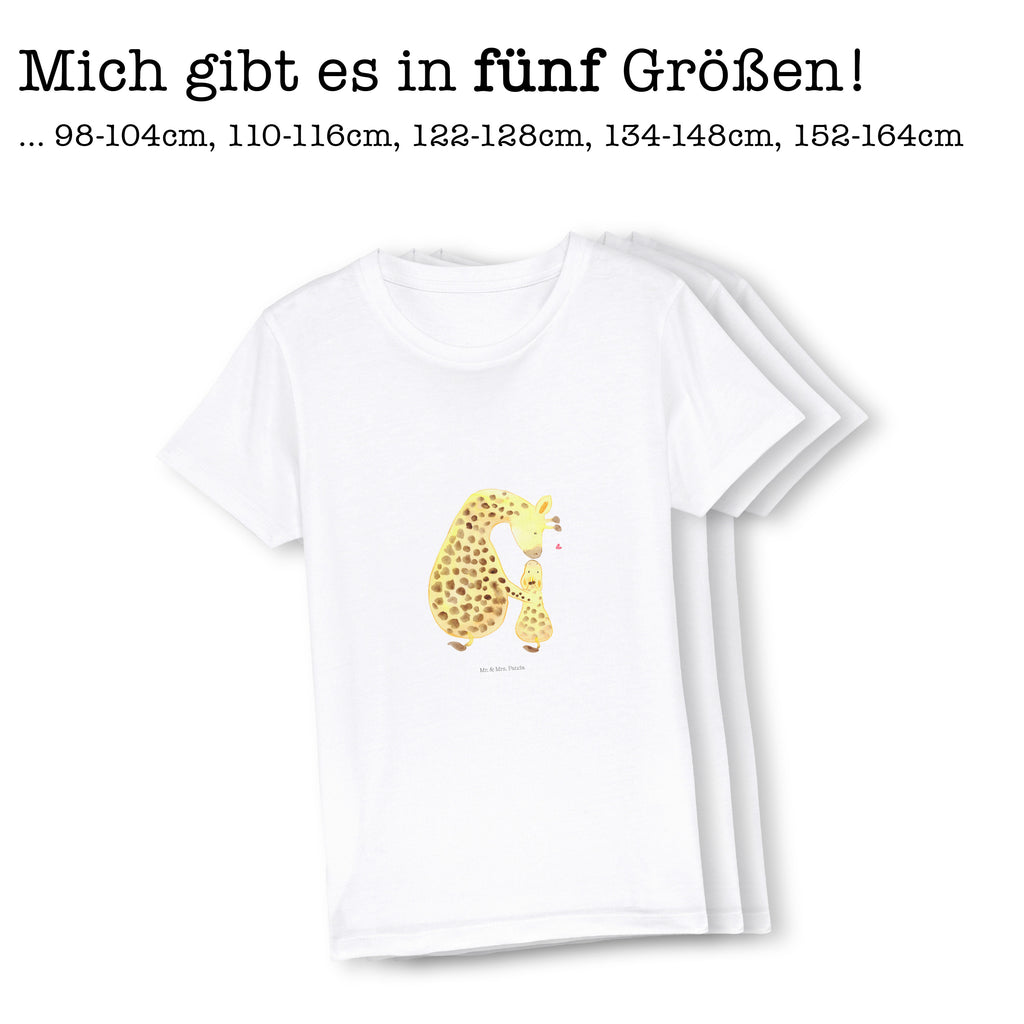 Organic Kinder T-Shirt Giraffe Kind Kinder T-Shirt, Kinder T-Shirt Mädchen, Kinder T-Shirt Jungen, Afrika, Wildtiere, Giraffe, Kind, Mutter, Mama, Tochter, Sohn, Lieblingsmensch