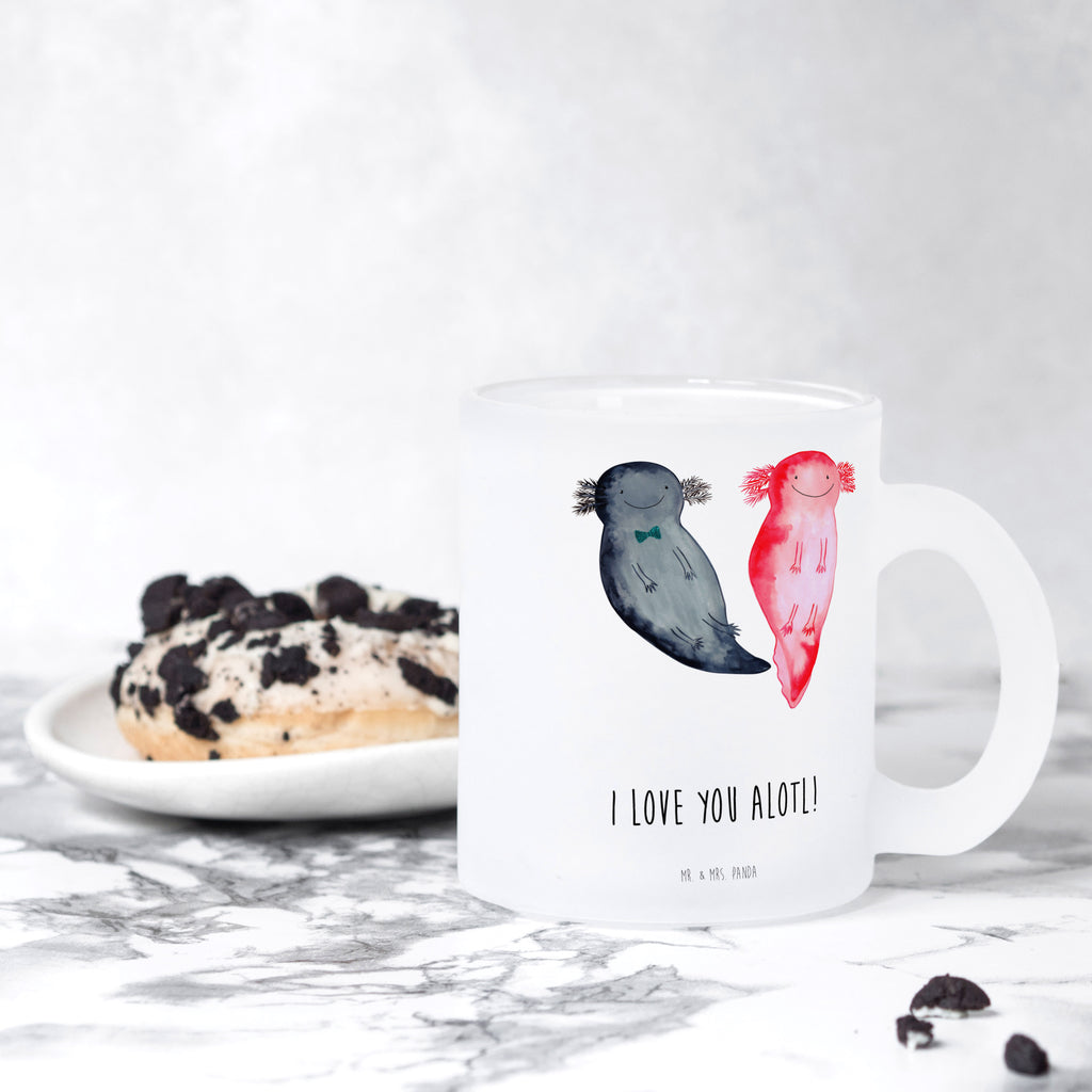 Teetasse Axolotl Liebe Teetasse, Teeglas, Teebecher, Tasse mit Henkel, Tasse, Glas Teetasse, Teetasse aus Glas, Liebe, Partner, Freund, Freundin, Ehemann, Ehefrau, Heiraten, Verlobung, Heiratsantrag, Liebesgeschenk, Jahrestag, Hocheitstag, Valentinstag, Geschenk für Frauen, Hochzeitstag, Mitbringsel, Geschenk für Freundin, Geschenk für Partner, Liebesbeweis, für Männer, für Ehemann