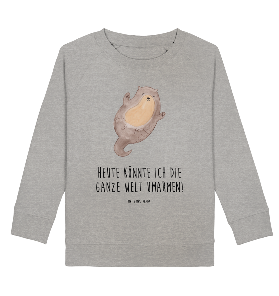 Organic Kinder Pullover Otter Umarmen Kinder Pullover, Kinder Sweatshirt, Jungen, Mädchen, Otter, Fischotter, Seeotter, Otter Seeotter See Otter