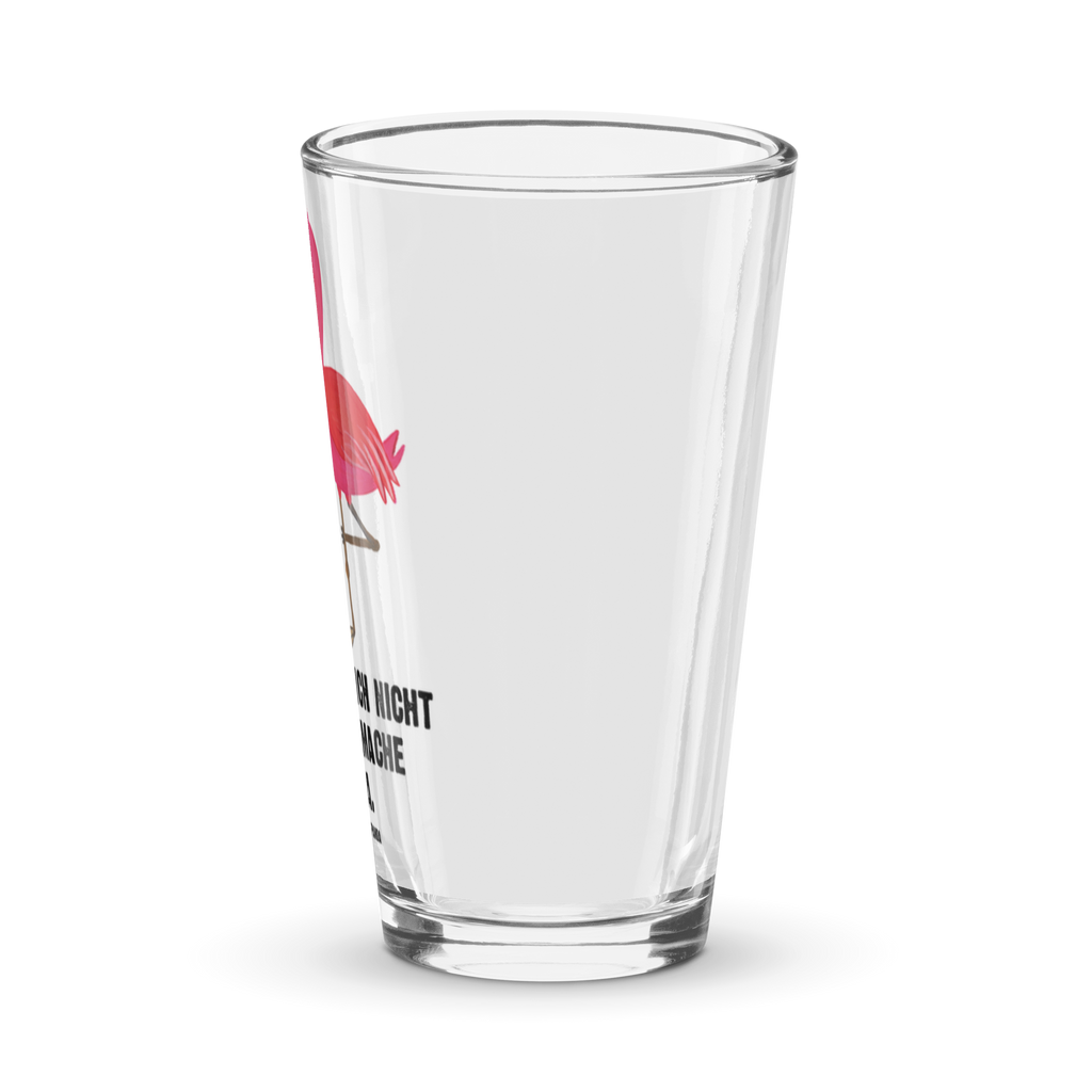 Premium Trinkglas Flamingo Yoga Trinkglas, Glas, Pint Glas, Bierglas, Cocktail Glas, Wasserglas, Flamingo, Vogel, Yoga, Namaste, Achtsamkeit, Yoga-Übung, Entspannung, Ärger, Aufregen, Tiefenentspannung