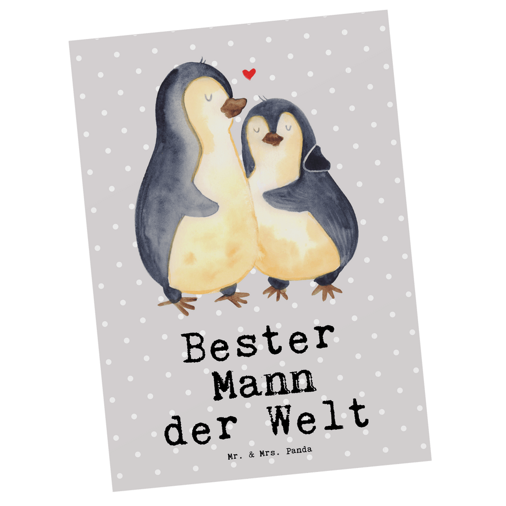 Postkarte Pinguin Bester Mann der Welt Postkarte, Karte, Geschenkkarte, Grußkarte, Einladung, Ansichtskarte, Geburtstagskarte, Einladungskarte, Dankeskarte, Ansichtskarten, Einladung Geburtstag, Einladungskarten Geburtstag, für, Dankeschön, Geschenk, Schenken, Geburtstag, Geburtstagsgeschenk, Geschenkidee, Danke, Bedanken, Mitbringsel, Freude machen, Geschenktipp, Ehemann, Beste, Mann, Partner, Freund, Traummann, Liebling, Ehepartner, Ehe, Gatte, Lebensgefährte, Bräutigam, Kleinigkeit