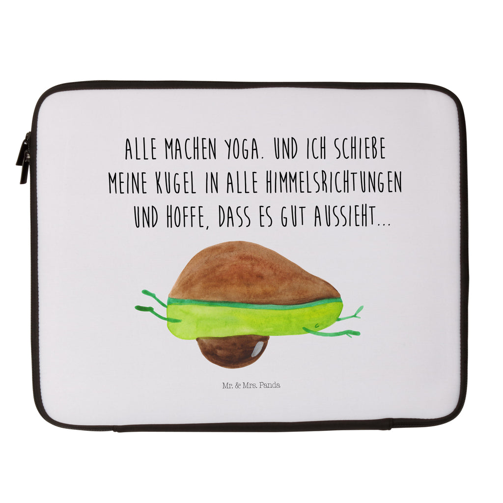 Notebook Tasche Avocado Yoga Notebook Tasche, Laptop, Computertasche, Tasche, Notebook-Tasche, Notebook-Reisehülle, Notebook Schutz, Avocado, Veggie, Vegan, Gesund, Avocado Yoga Vegan