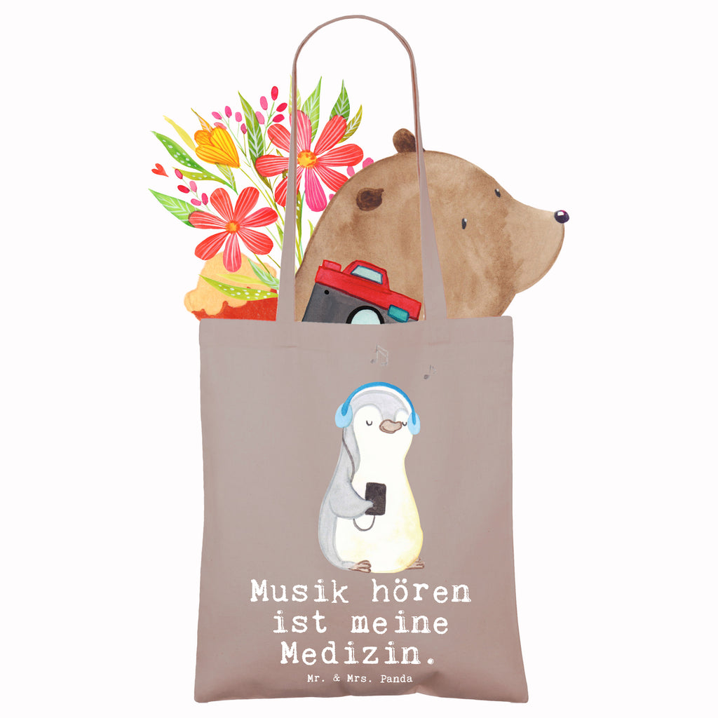 Tragetasche Pinguin Musik hören Medizin Beuteltasche, Beutel, Einkaufstasche, Jutebeutel, Stoffbeutel, Tasche, Shopper, Umhängetasche, Strandtasche, Schultertasche, Stofftasche, Tragetasche, Badetasche, Jutetasche, Einkaufstüte, Laptoptasche, Geschenk, Sport, Sportart, Hobby, Schenken, Danke, Dankeschön, Auszeichnung, Gewinn, Sportler, Musik hören, Lieblingssong