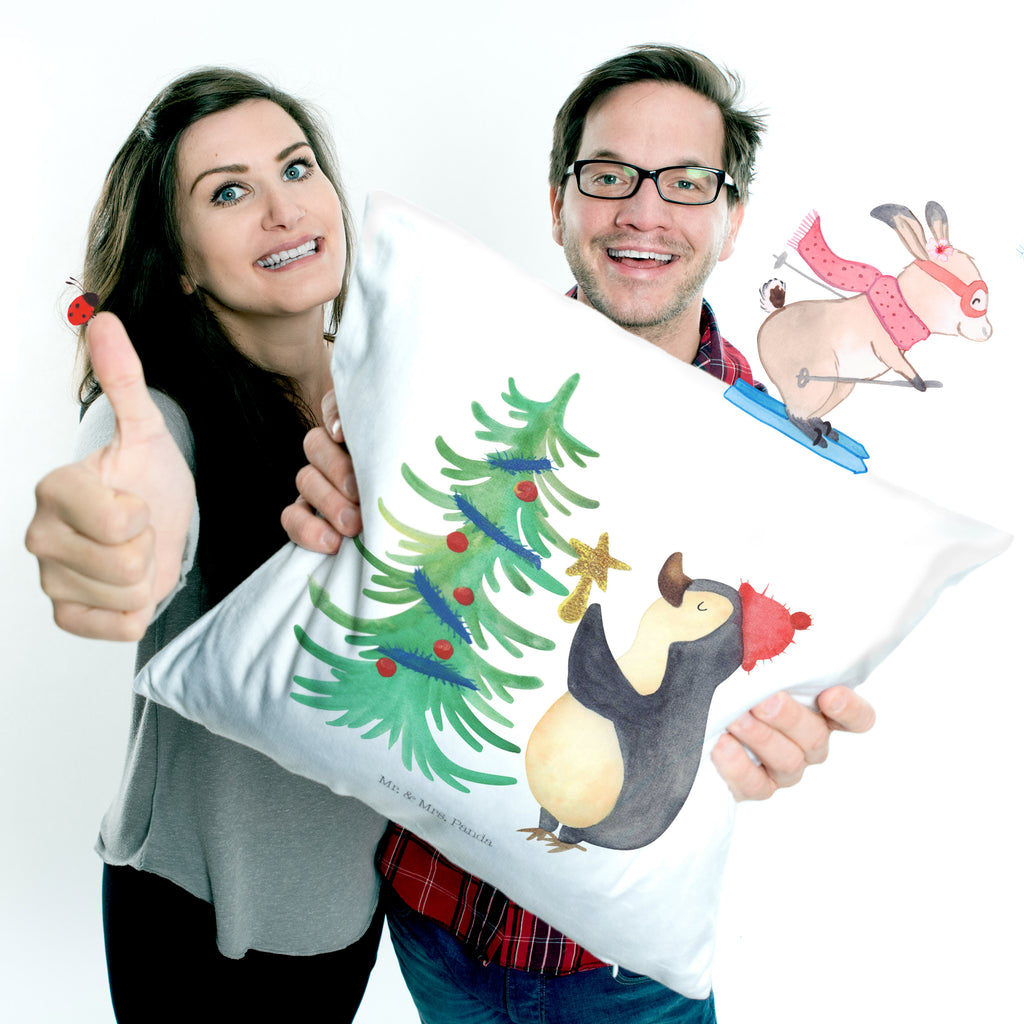 40x40 Kissen Pinguin Weihnachtsbaum Kissenhülle, Kopfkissen, Sofakissen, Dekokissen, Motivkissen, sofakissen, sitzkissen, Kissen, Kissenbezüge, Kissenbezug 40x40, Kissen 40x40, Kissenhülle 40x40, Zierkissen, Couchkissen, Dekokissen Sofa, Sofakissen 40x40, Dekokissen 40x40, Kopfkissen 40x40, Kissen 40x40 Waschbar, Winter, Weihnachten, Weihnachtsdeko, Nikolaus, Advent, Heiligabend, Wintermotiv, Pinguin