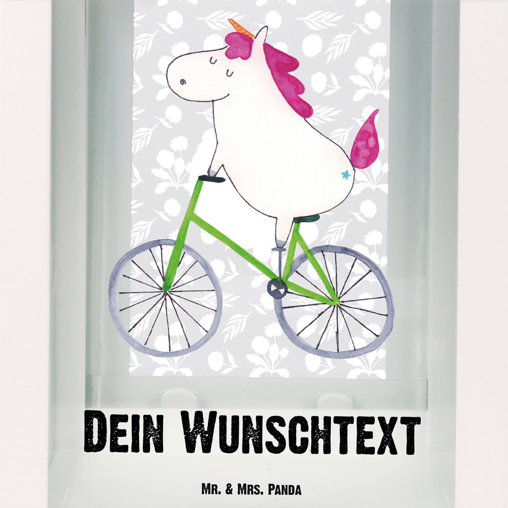 Personalisierte Deko Laterne Einhorn Radfahrer Gartenlampe, Gartenleuchte, Gartendekoration, Gartenlicht, Laterne kleine Laternen, XXL Laternen, Laterne groß, Einhorn, Einhörner, Einhorn Deko, Pegasus, Unicorn, Radfahren, Radfahrer, Rad, Bike, Feenstaub, Konfetti, Luxusproblem, Kummer, Liebeskummer