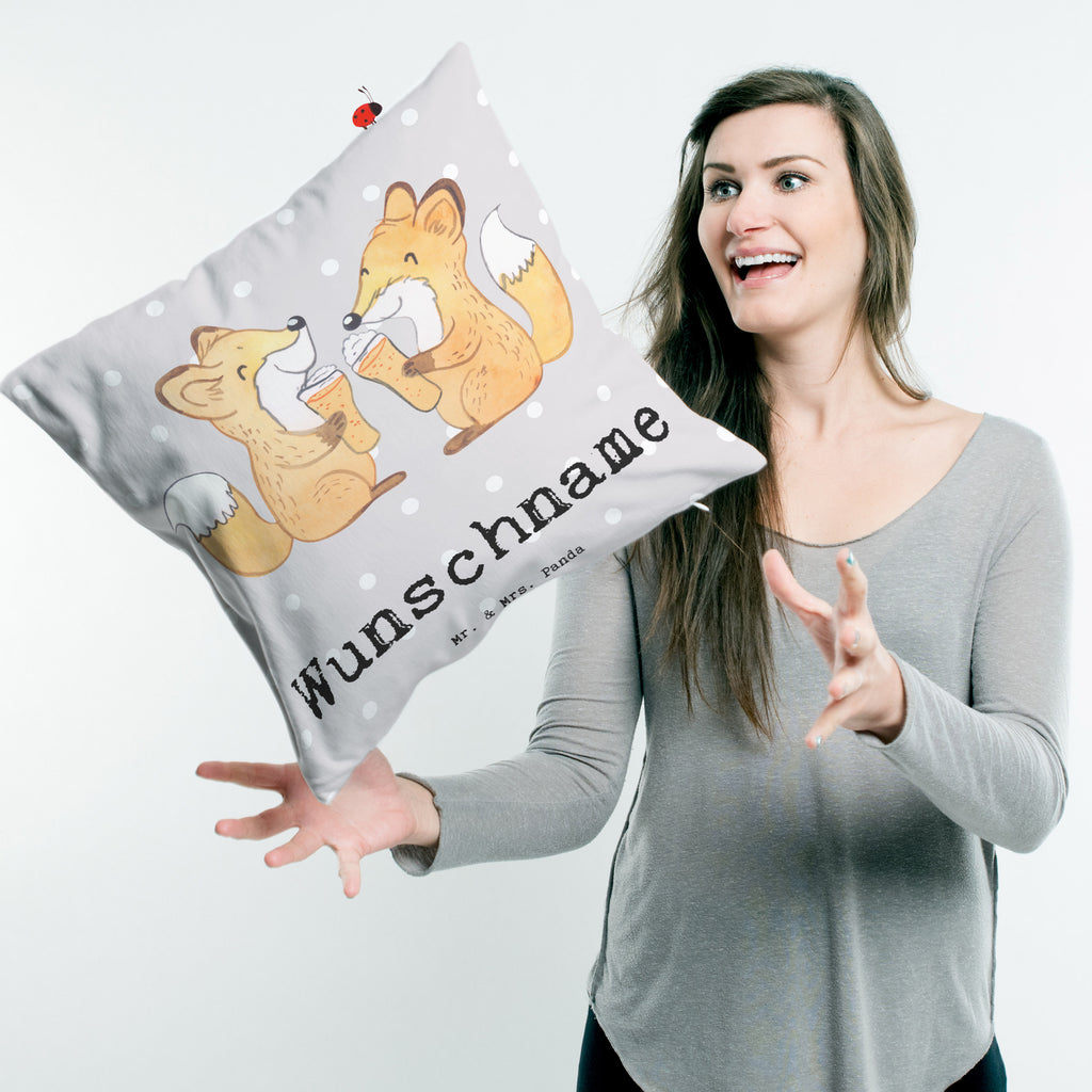 Personalisiertes Kissen Fuchs Bester Adoptivbruder der Welt Kissen, personalisiert, Name, Wunschname, bedrucken, Kopfkissen, für, Dankeschön, Geschenk, Schenken, Geburtstag, Geburtstagsgeschenk, Geschenkidee, Danke, Bedanken, Mitbringsel, Freude machen, Geschenktipp, Adoptivbruder, adoptiert, Bruder, Brudi, Geschwister, Bruderherz, Schwester, Familie, Kleinigkeit, Brother, Bester, Sohn