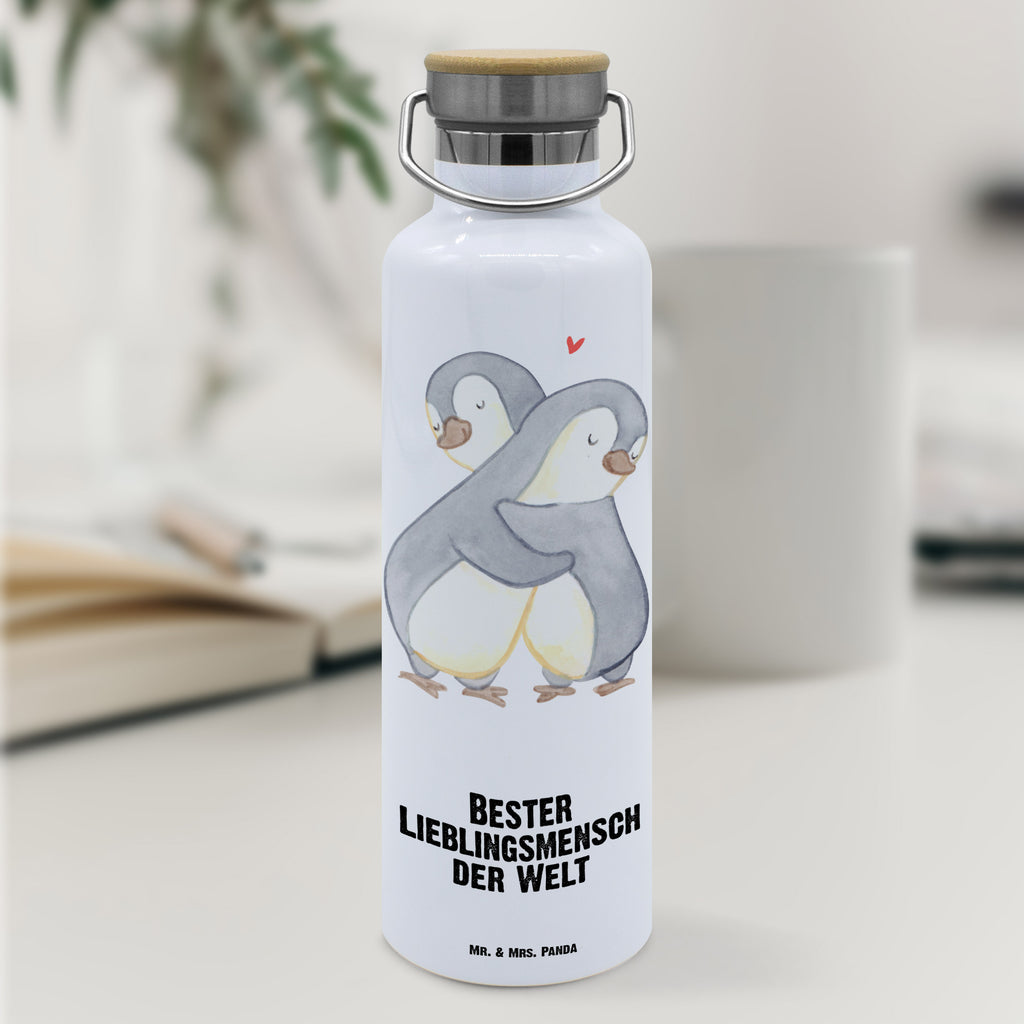 Trinkflasche Pinguin Bester Lieblingsmensch der Welt Thermosflasche, Isolierflasche, Edelstahl, Trinkflasche, isoliert, Wamrhaltefunktion, Sportflasche, Flasche zum Sport, Sportlerflasche, für, Dankeschön, Geschenk, Schenken, Geburtstag, Geburtstagsgeschenk, Geschenkidee, Danke, Bedanken, Mitbringsel, Freude machen, Geschenktipp, Lieblingsmensch, Lieblings Mensch, Liebling, Partner, Bae, beste Freundin, Freund, Liebe, Herz, Love, Mama, Papa, Familie