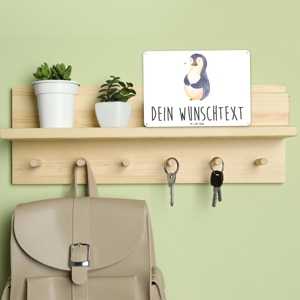 Personalisiertes Blechschild Pinguin Diät Blechschild, Metallschild, Geschenk Schild, Schild, Magnet-Metall-Schild, Deko Schild, Wandschild, Wand-Dekoration, Türschild, Pinguin, Pinguine, Diät, Abnehmen, Abspecken, Gewicht, Motivation, Selbstliebe, Körperliebe, Selbstrespekt